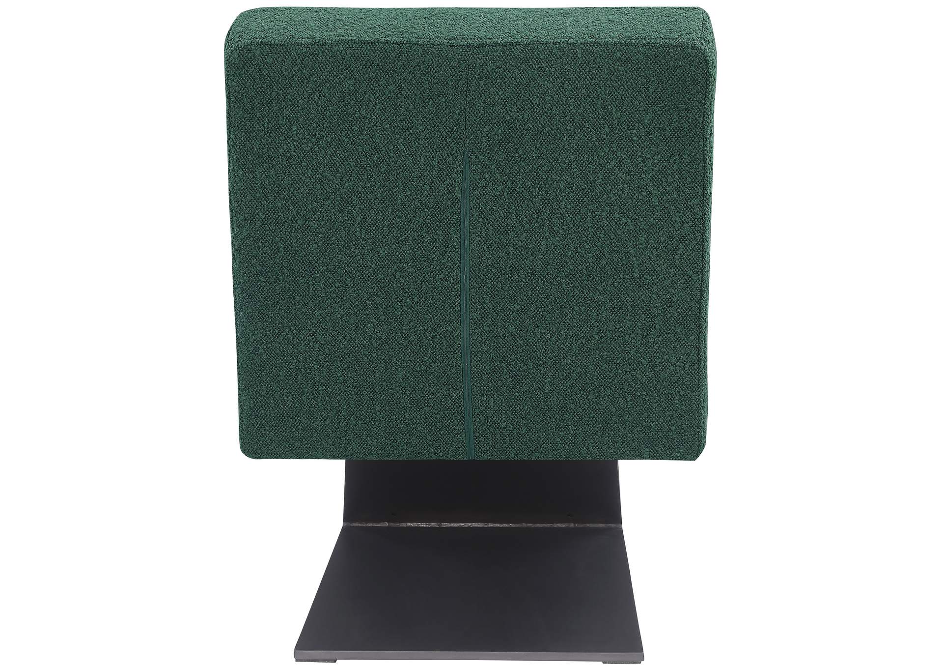Zeal Green Boucle Fabric Accent Chair,Meridian Furniture