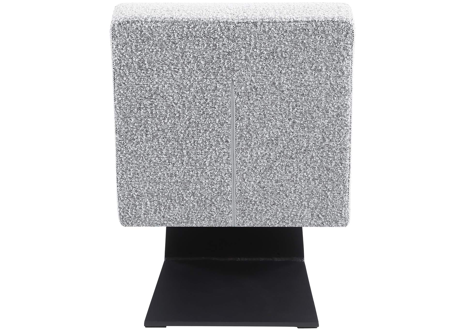 Zeal Grey Boucle Fabric Accent Chair,Meridian Furniture