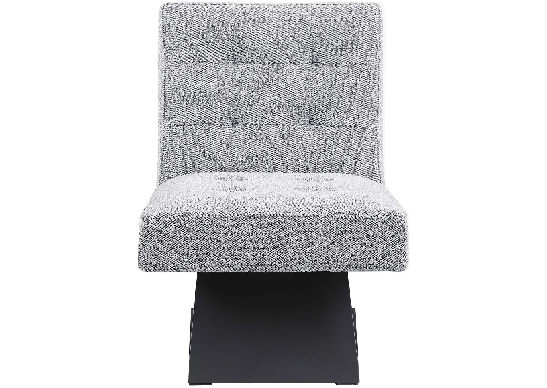Zeal Grey Boucle Fabric Accent Chair,Meridian Furniture