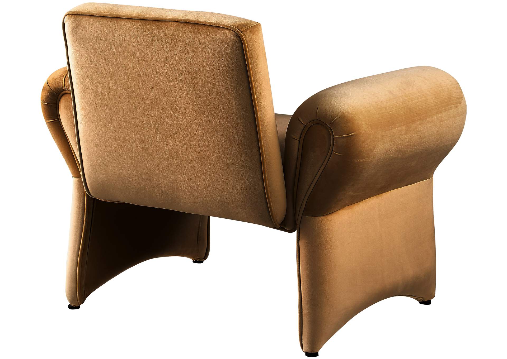 Fleurette Saddle Velvet Accent Chair,Meridian Furniture