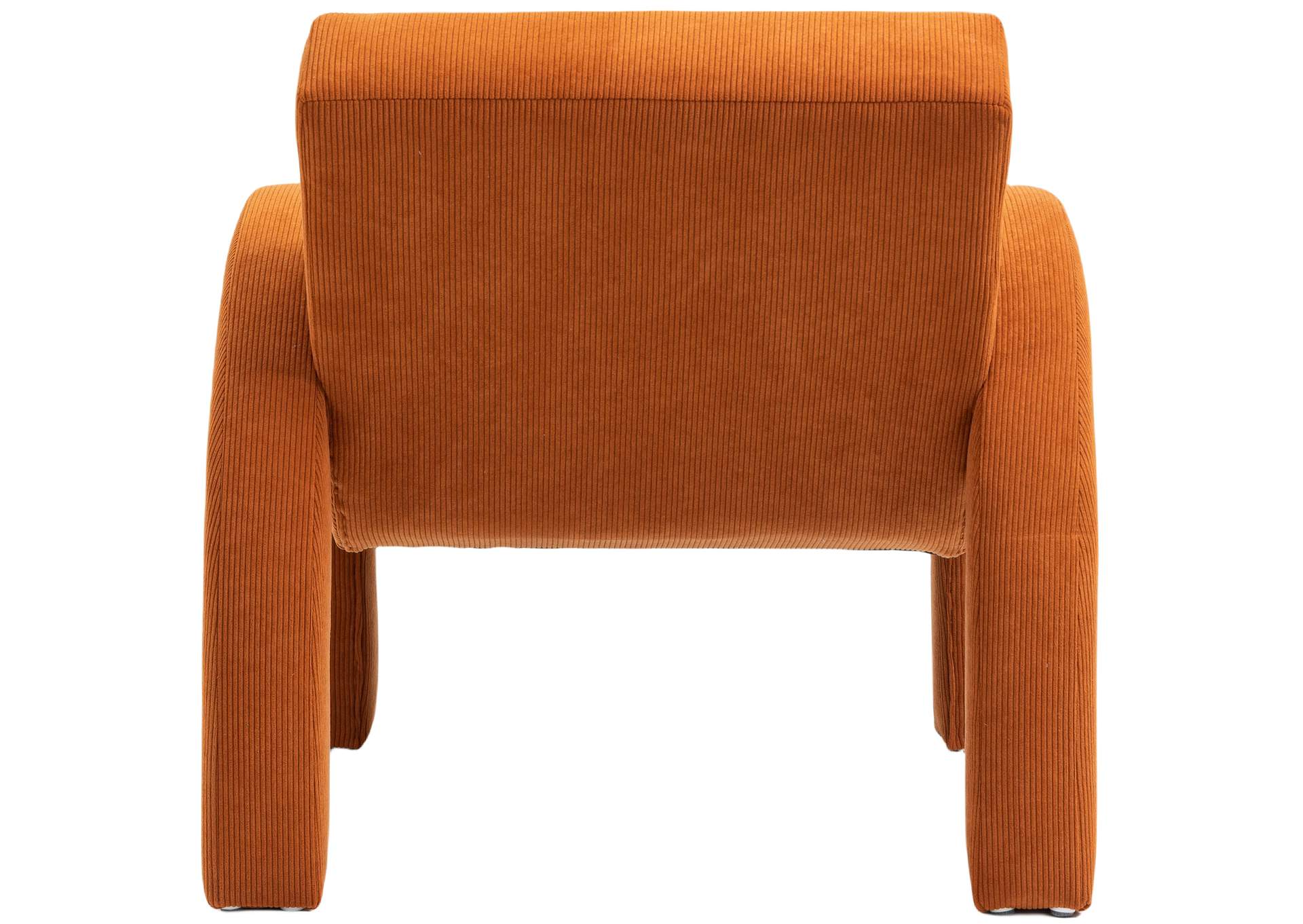 Corduroy Cognac Corduroy Fabric Accent Chair,Meridian Furniture