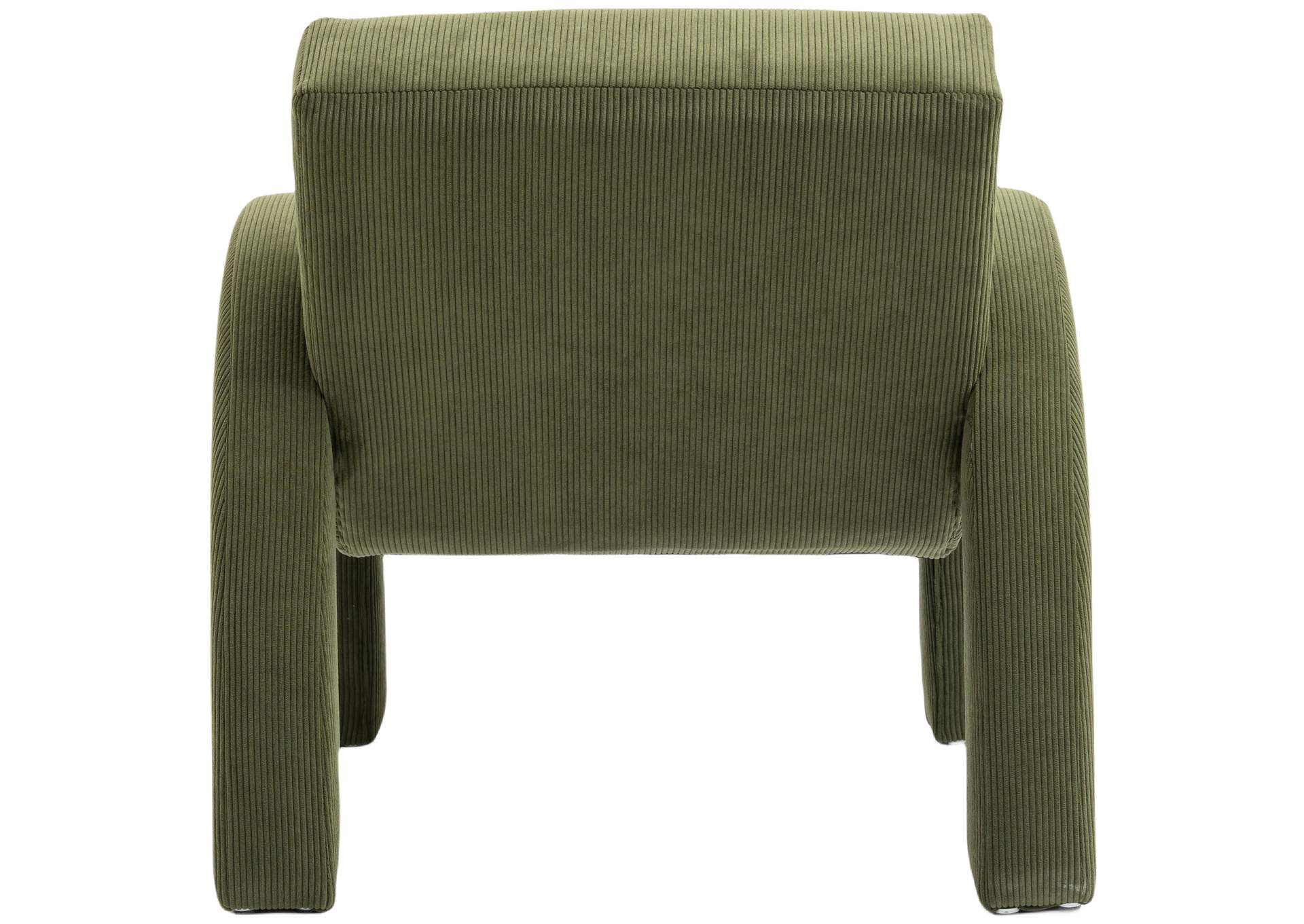 Corduroy Green Corduroy Fabric Accent Chair,Meridian Furniture