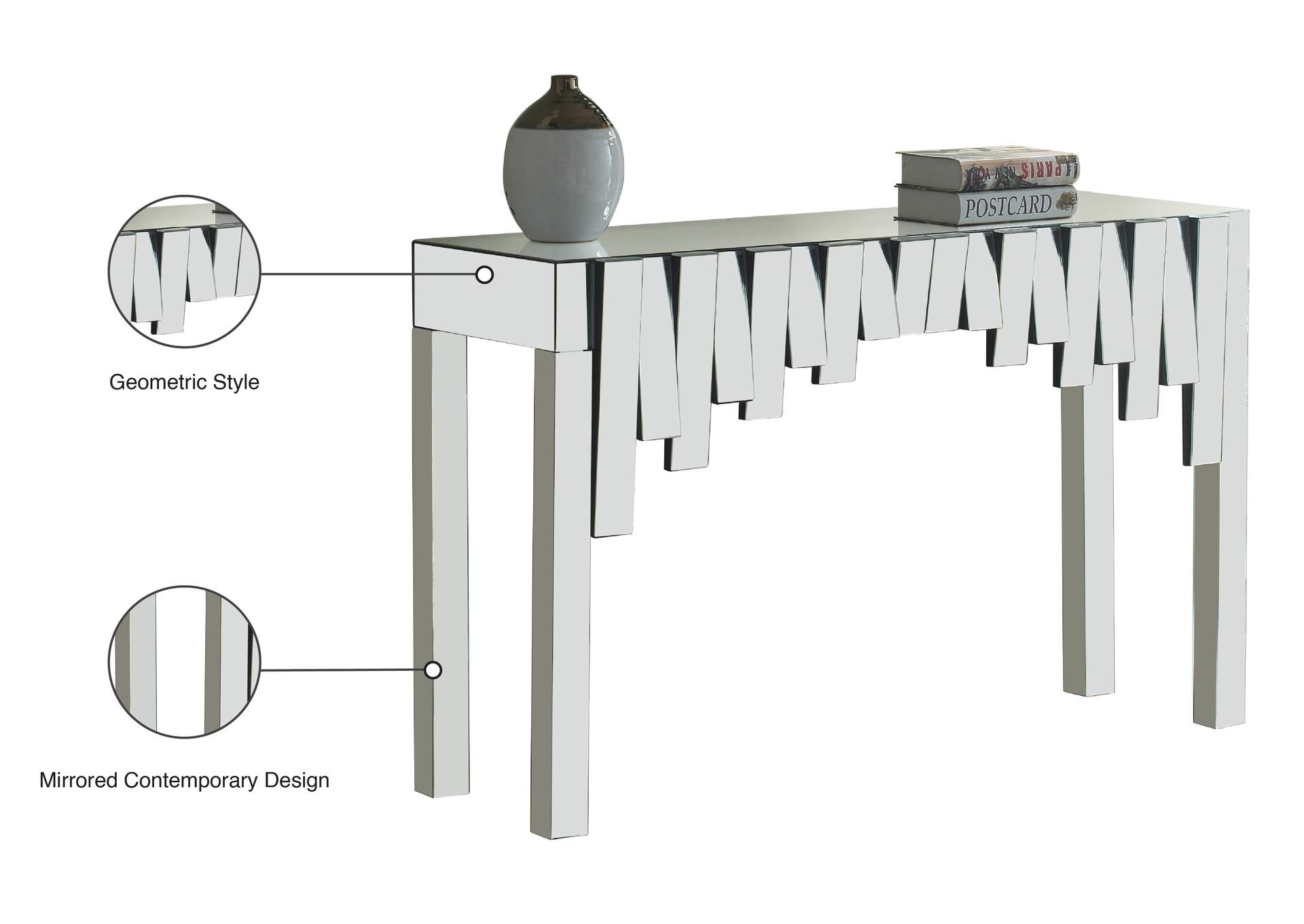 Kylie Console Table,Meridian Furniture