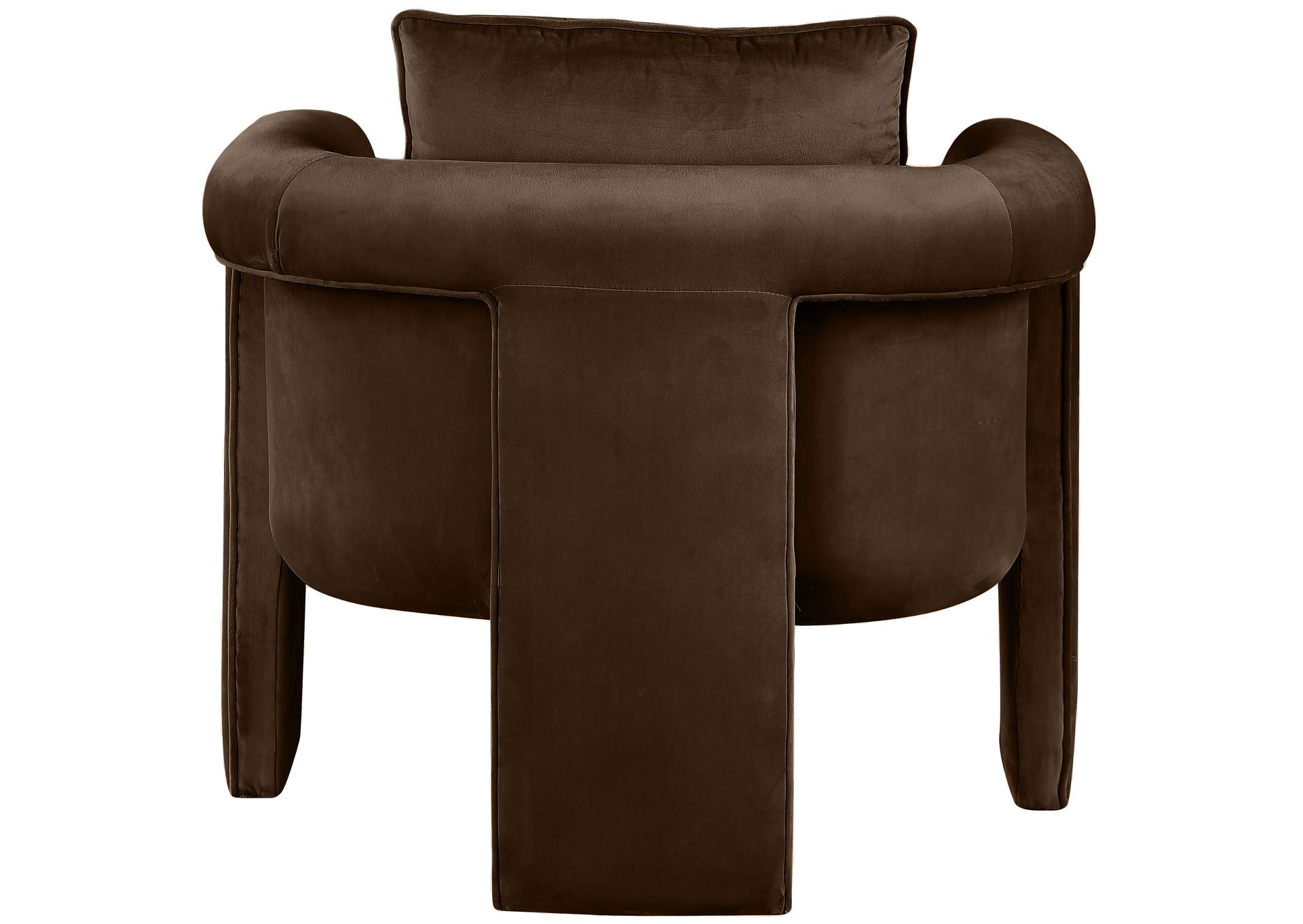 Sloan Brown Velvet Accent Chair,Meridian Furniture