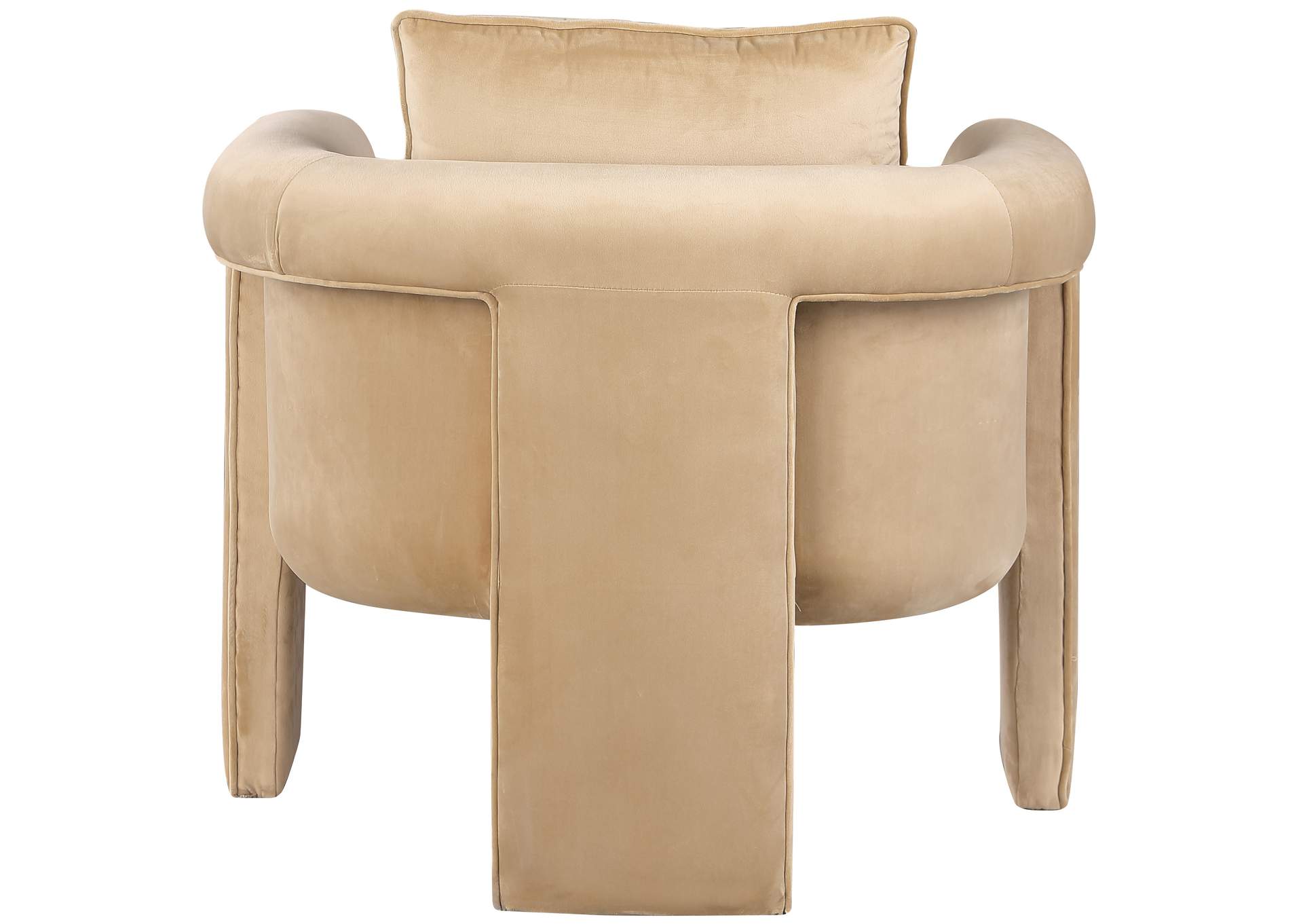 Sloan Camel Velvet Accent Chair,Meridian Furniture