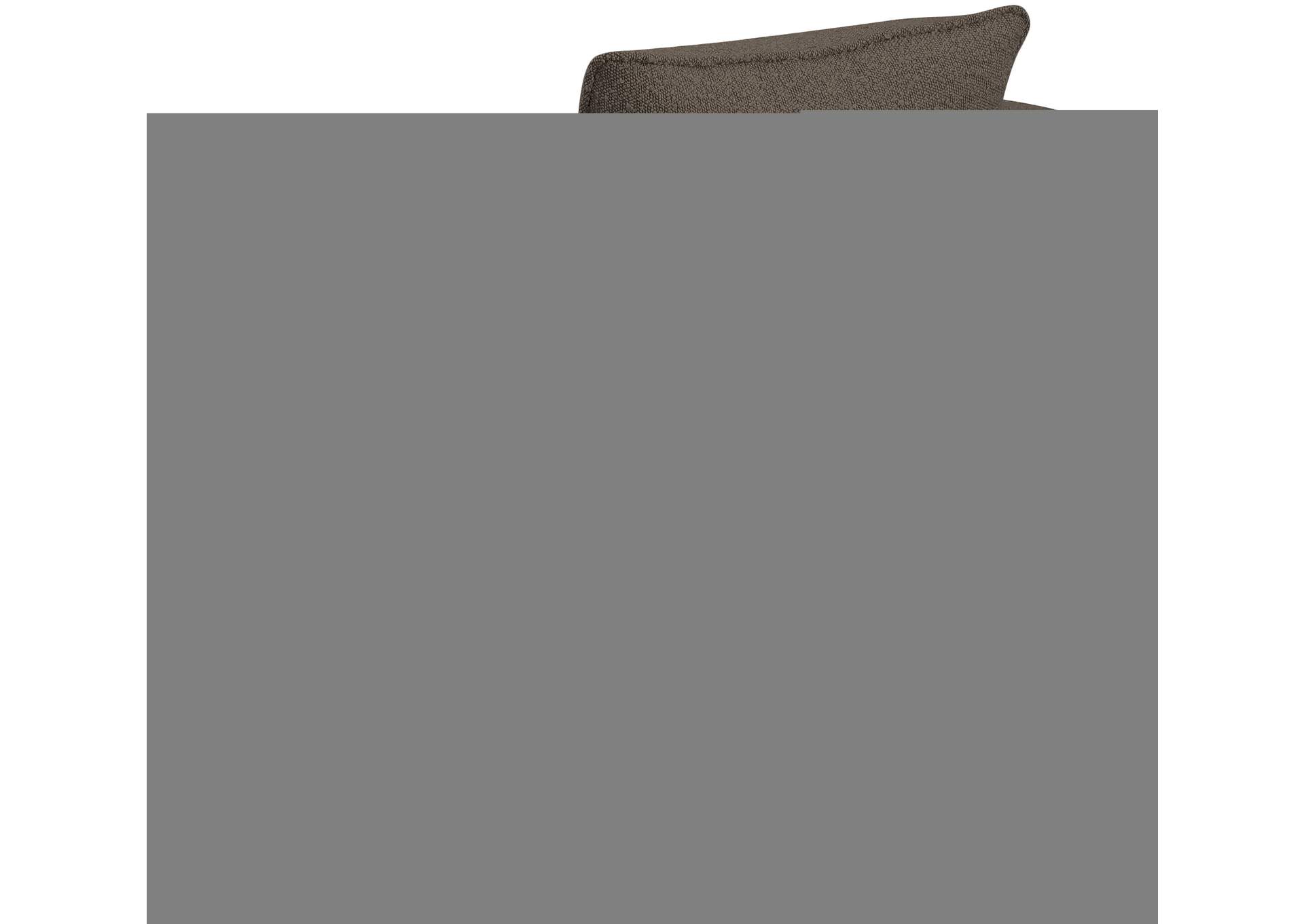 Stylus Brown Boucle Fabric Accent Chair,Meridian Furniture