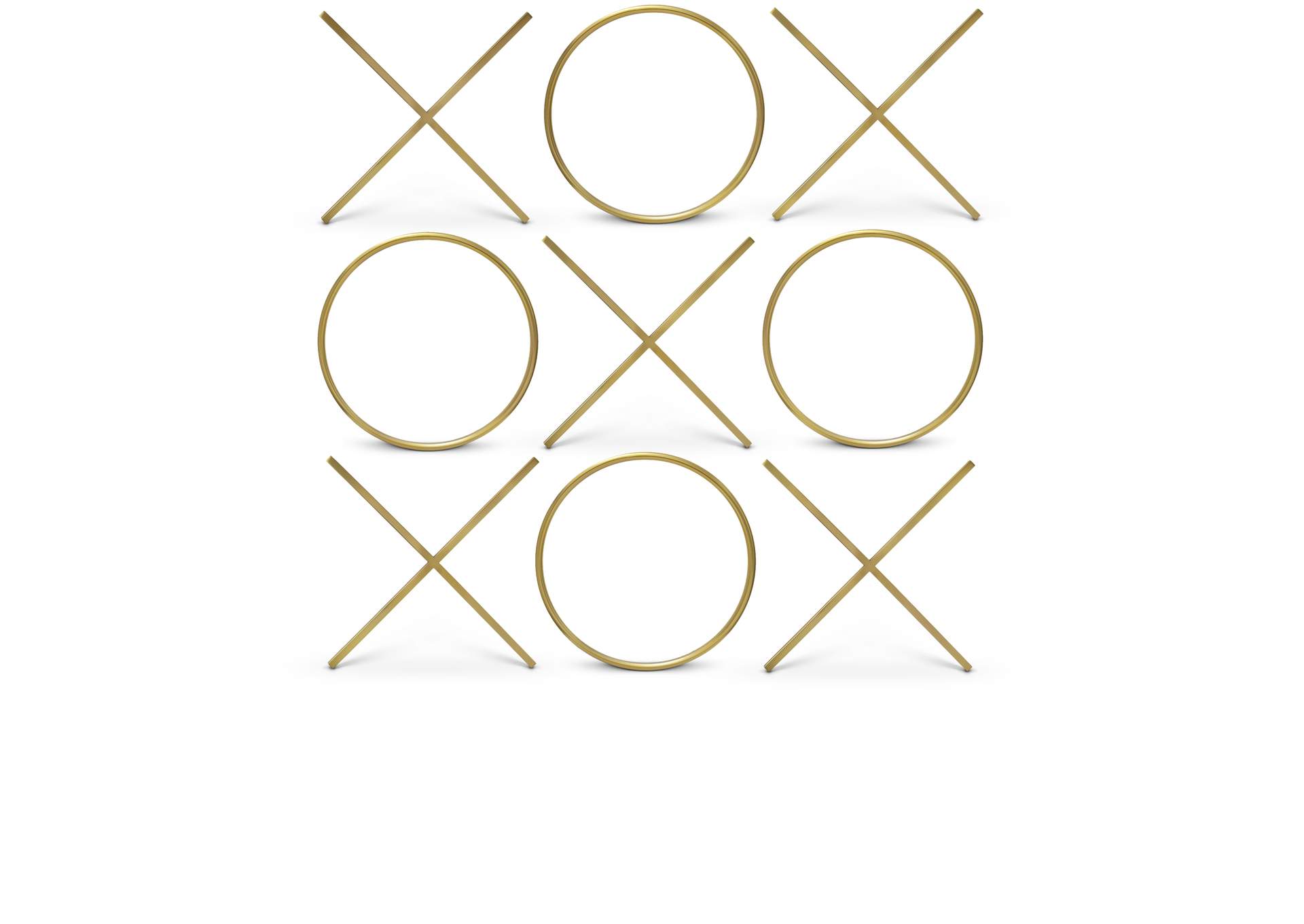 Xoxo Gold Stainless Steel Wall Decor,Meridian Furniture