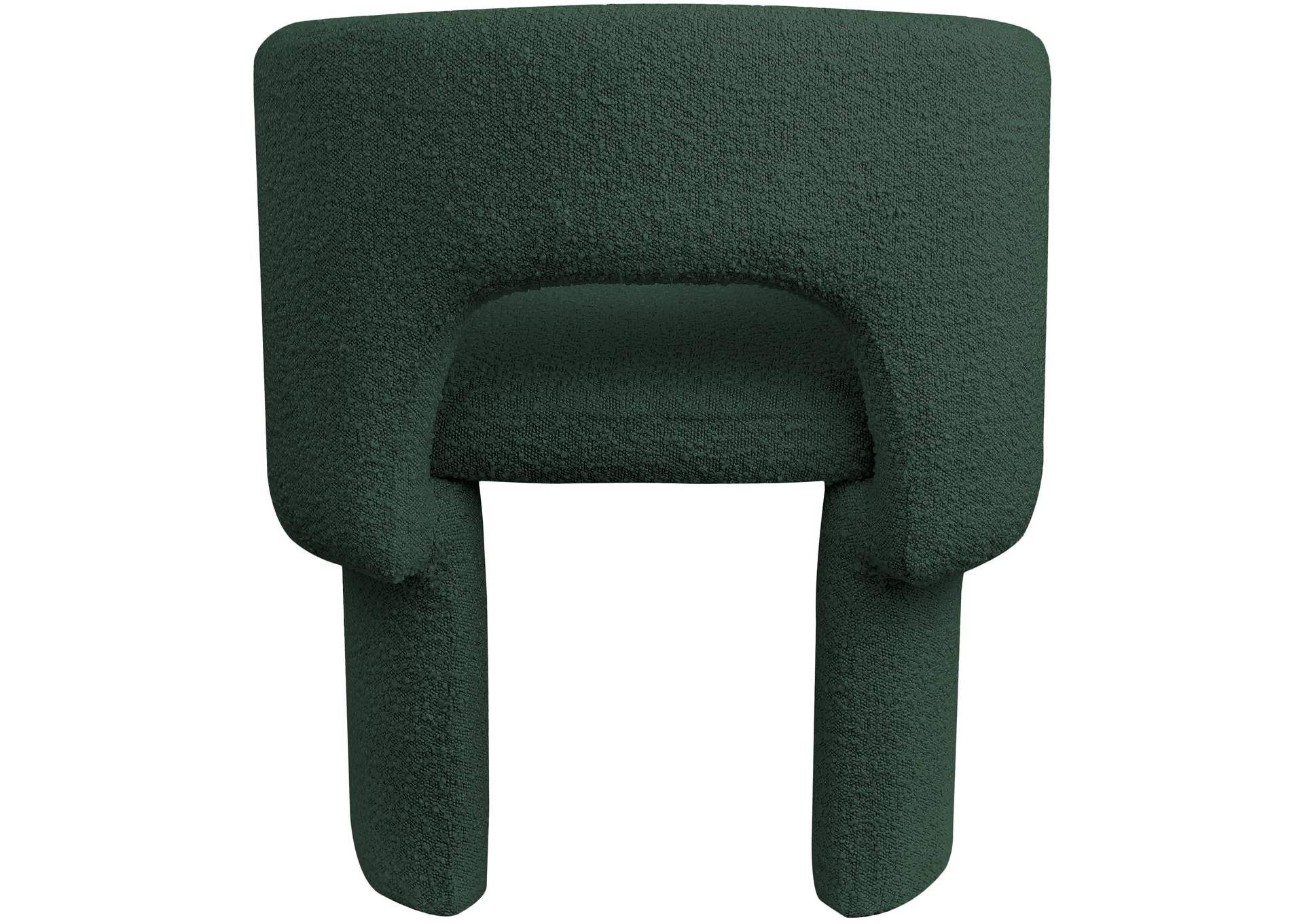 Emmet Green Boucle Fabric Dining Chair - Accent Chair,Meridian Furniture