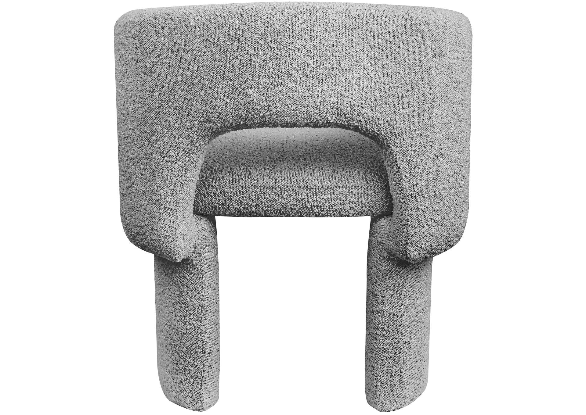 Emmet Grey Boucle Fabric Dining Chair - Accent Chair,Meridian Furniture