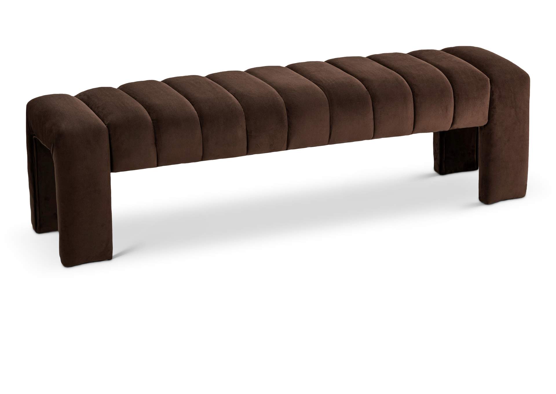 Andaz Brown Bench,Meridian Furniture