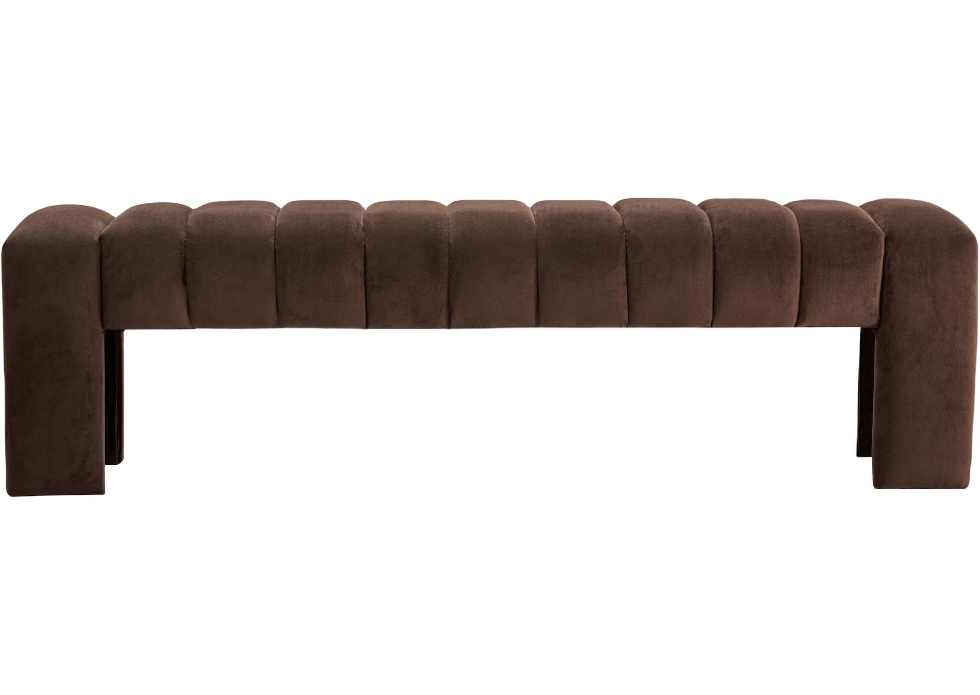 Andaz Brown Bench,Meridian Furniture
