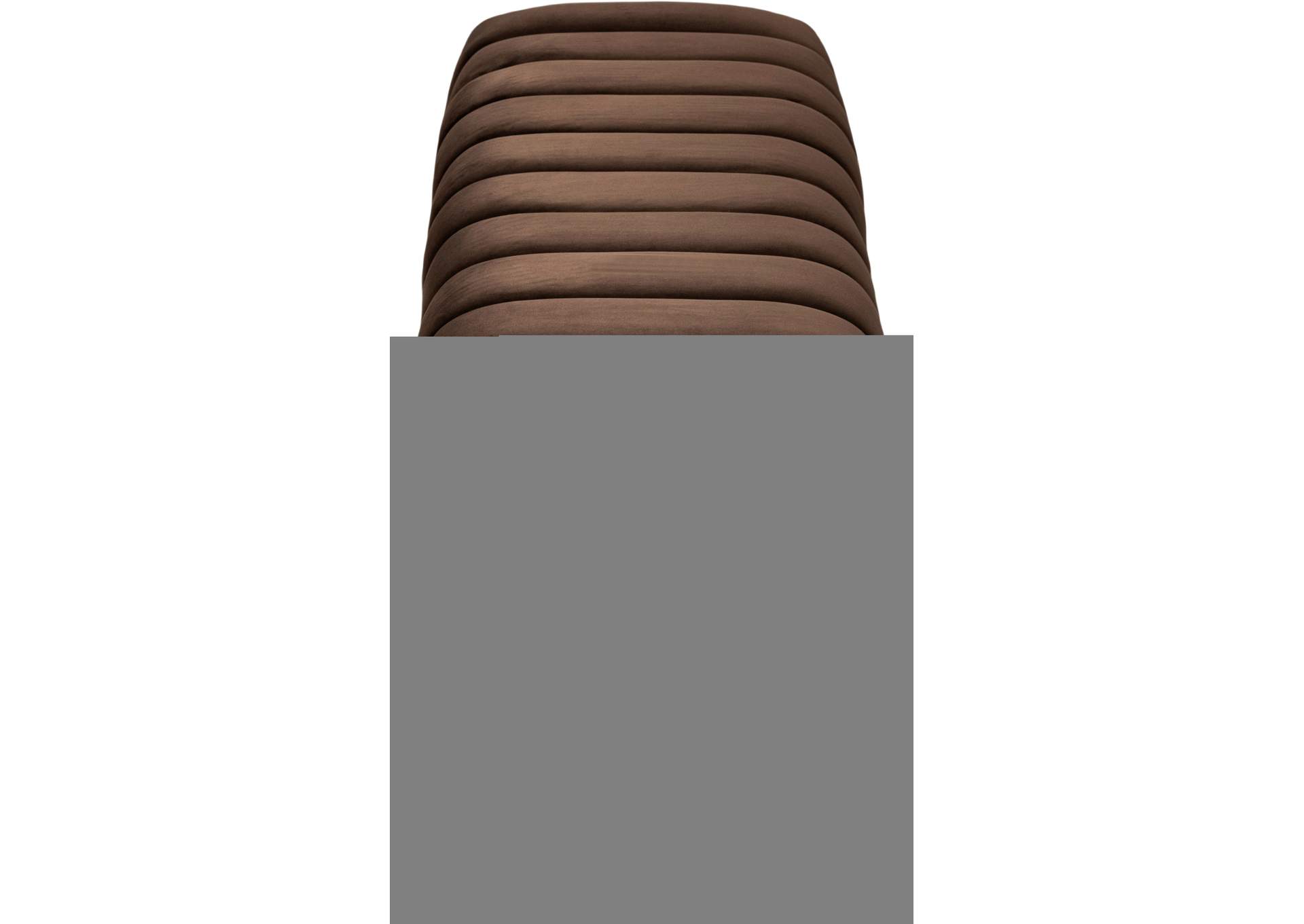 Andaz Brown Bench,Meridian Furniture