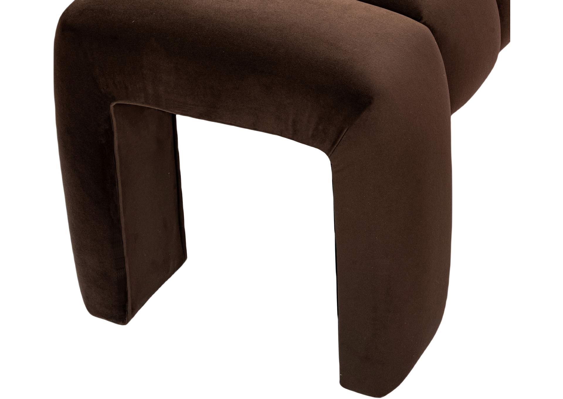 Andaz Brown Bench,Meridian Furniture