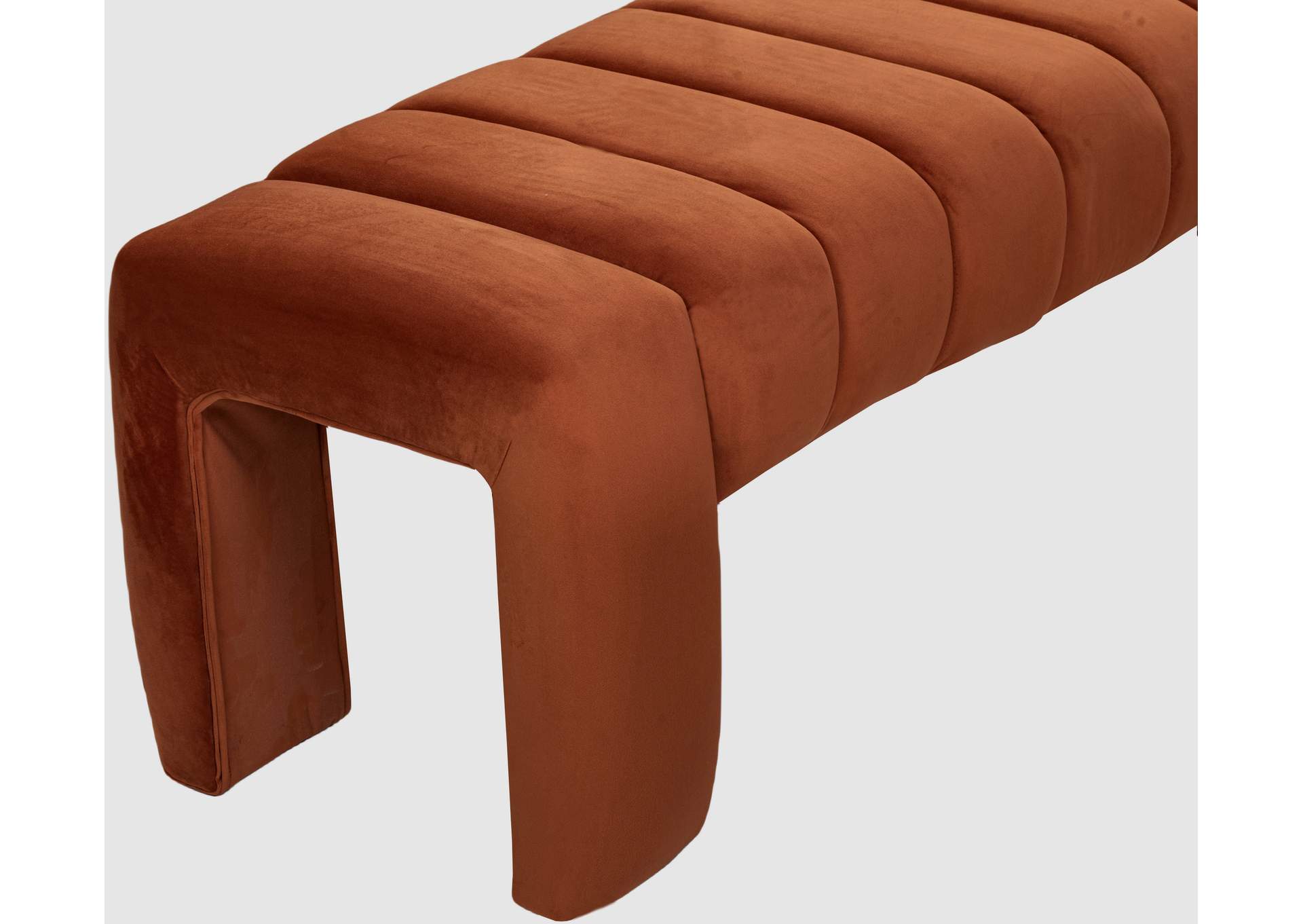 Andaz Cognac Bench,Meridian Furniture