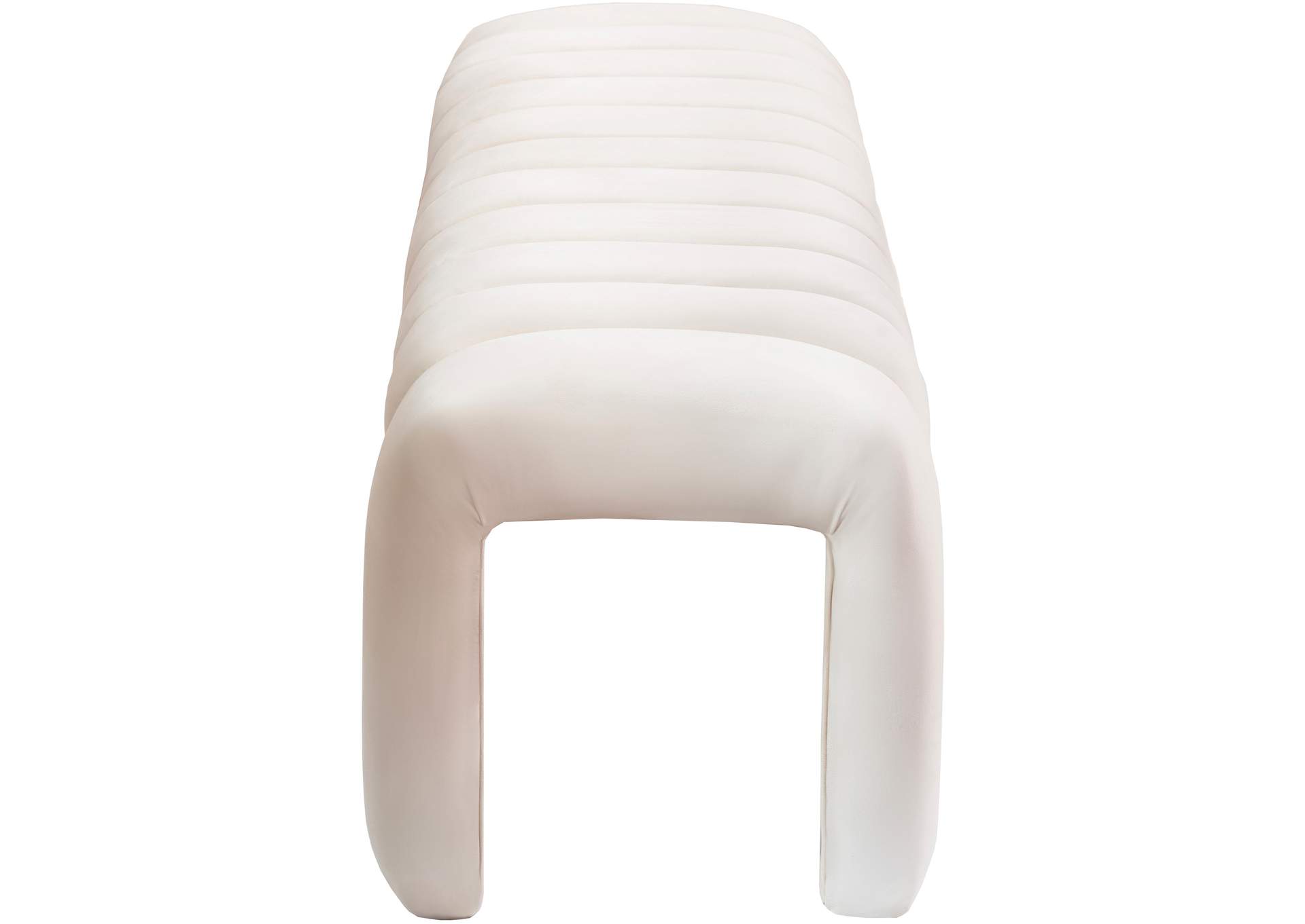 Andaz Cream Bench,Meridian Furniture