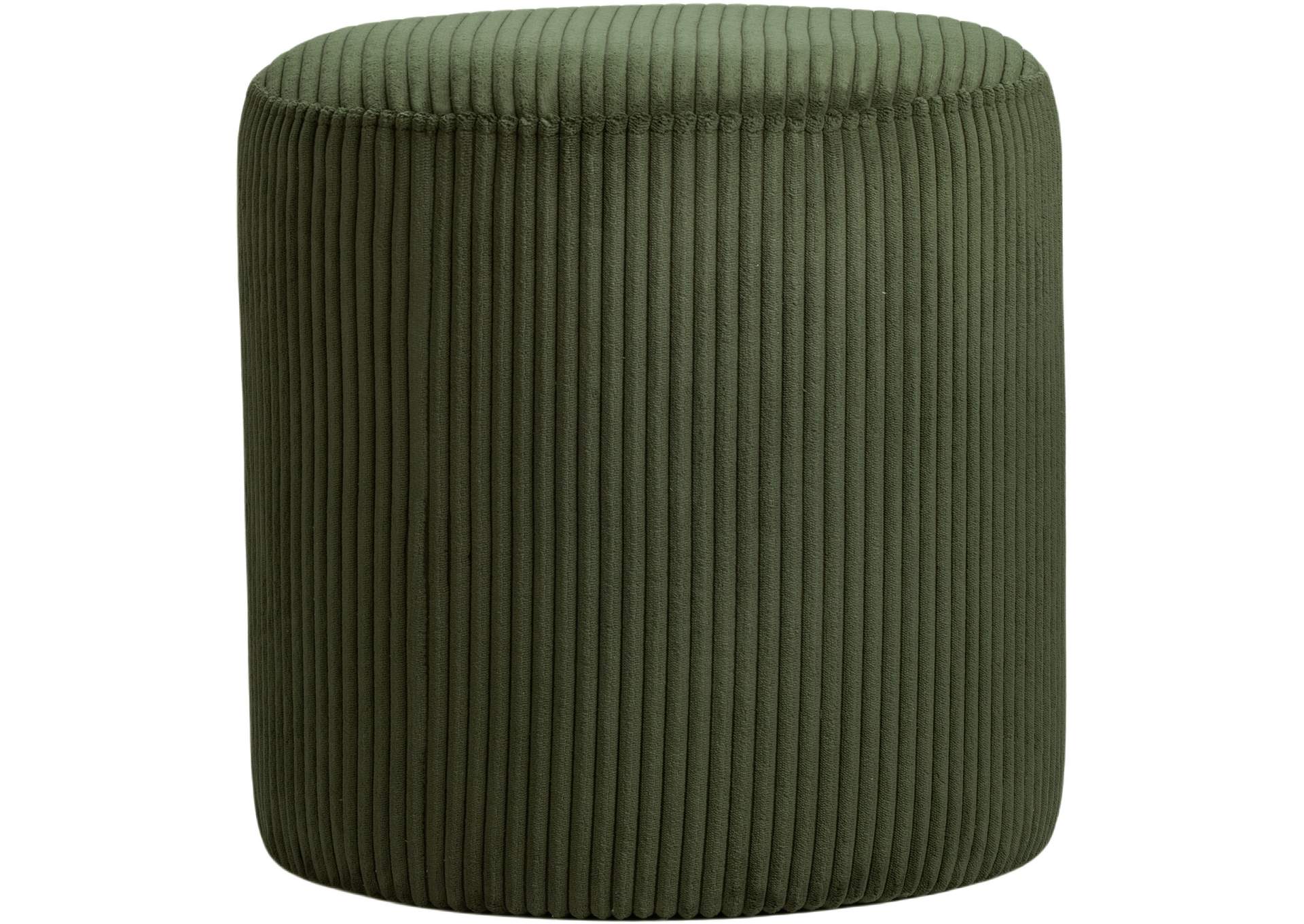 Roy Green Microsuede Fabric Ottoman - Stool,Meridian Furniture