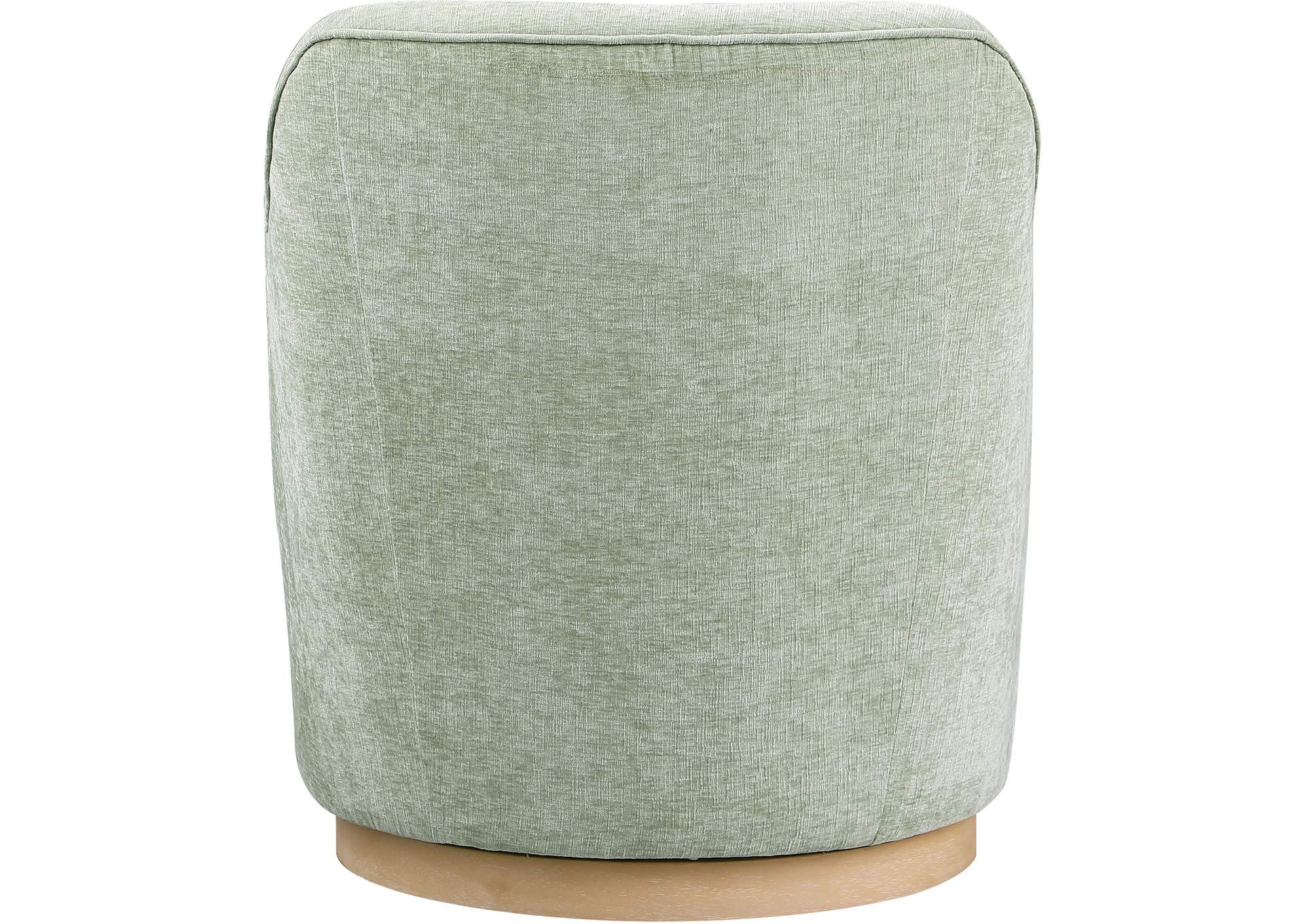 Clarita Mint Chenille Fabric Swivel Accent Chair,Meridian Furniture