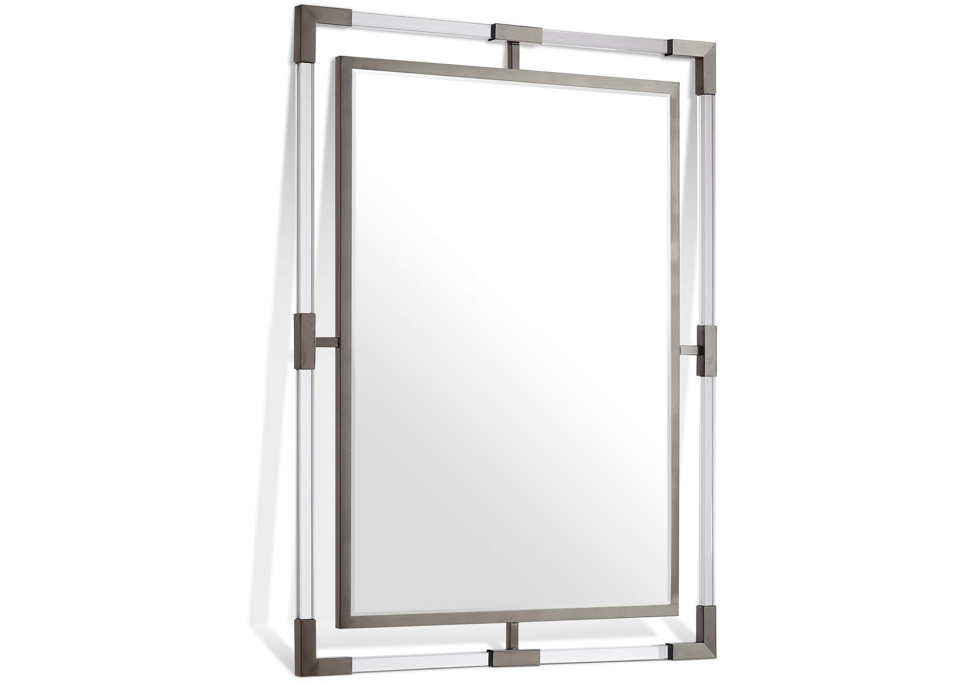 Ghost Chrome Mirror,Meridian Furniture