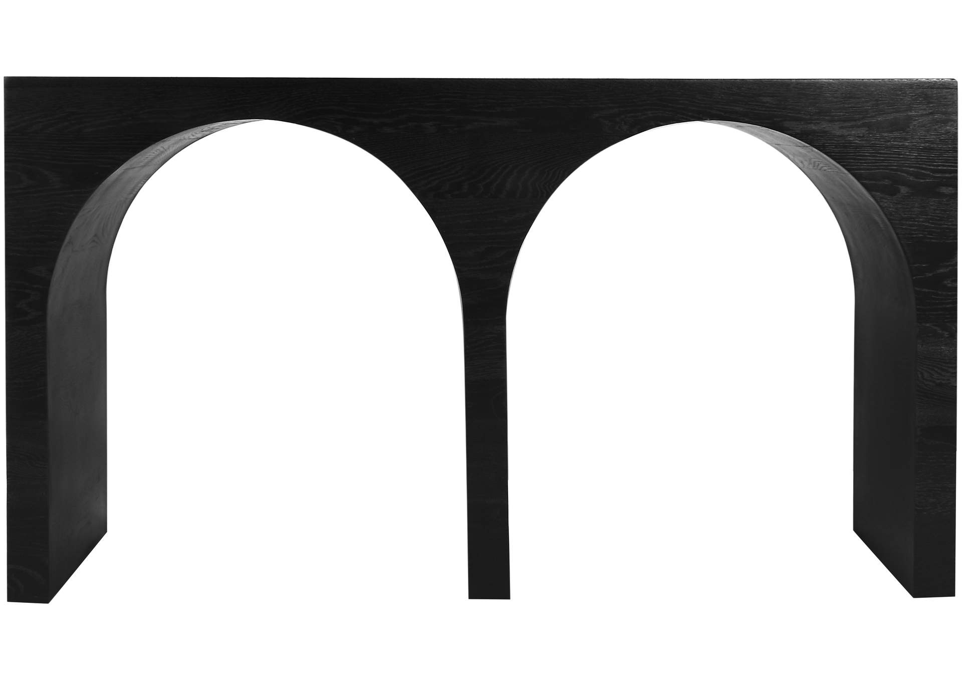 June Black Oak Console Table,Meridian Furniture