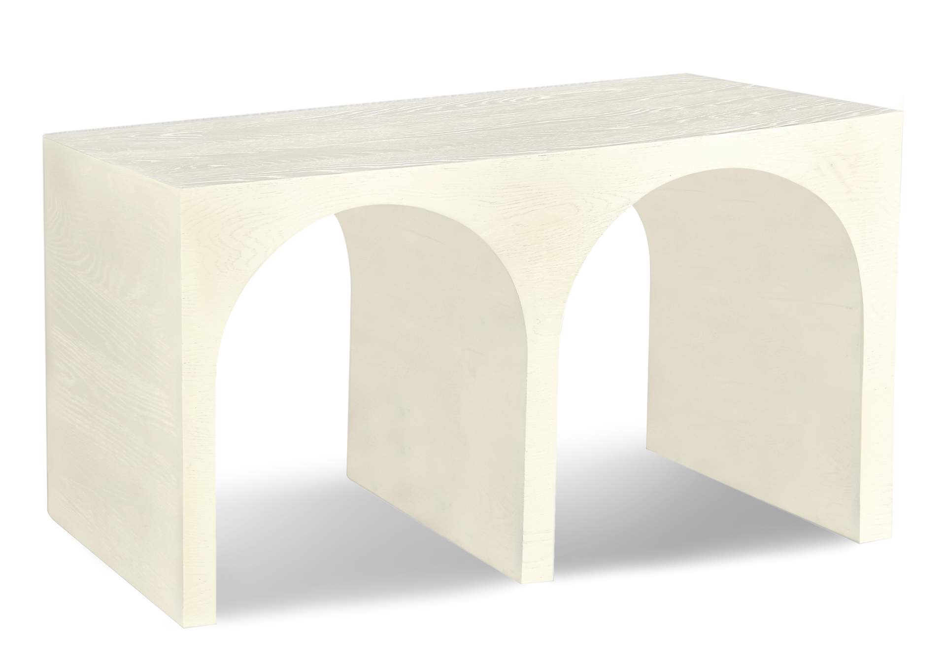 June Cream Oak Console Table,Meridian Furniture