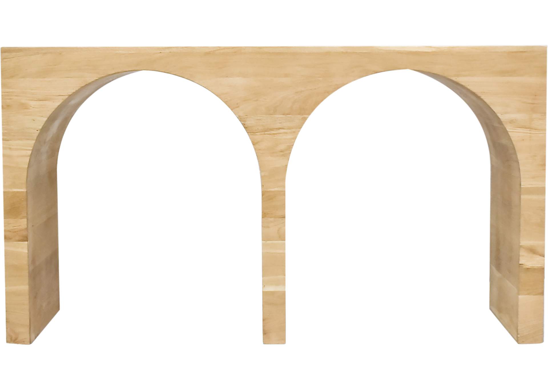 June White Oak Console Table,Meridian Furniture