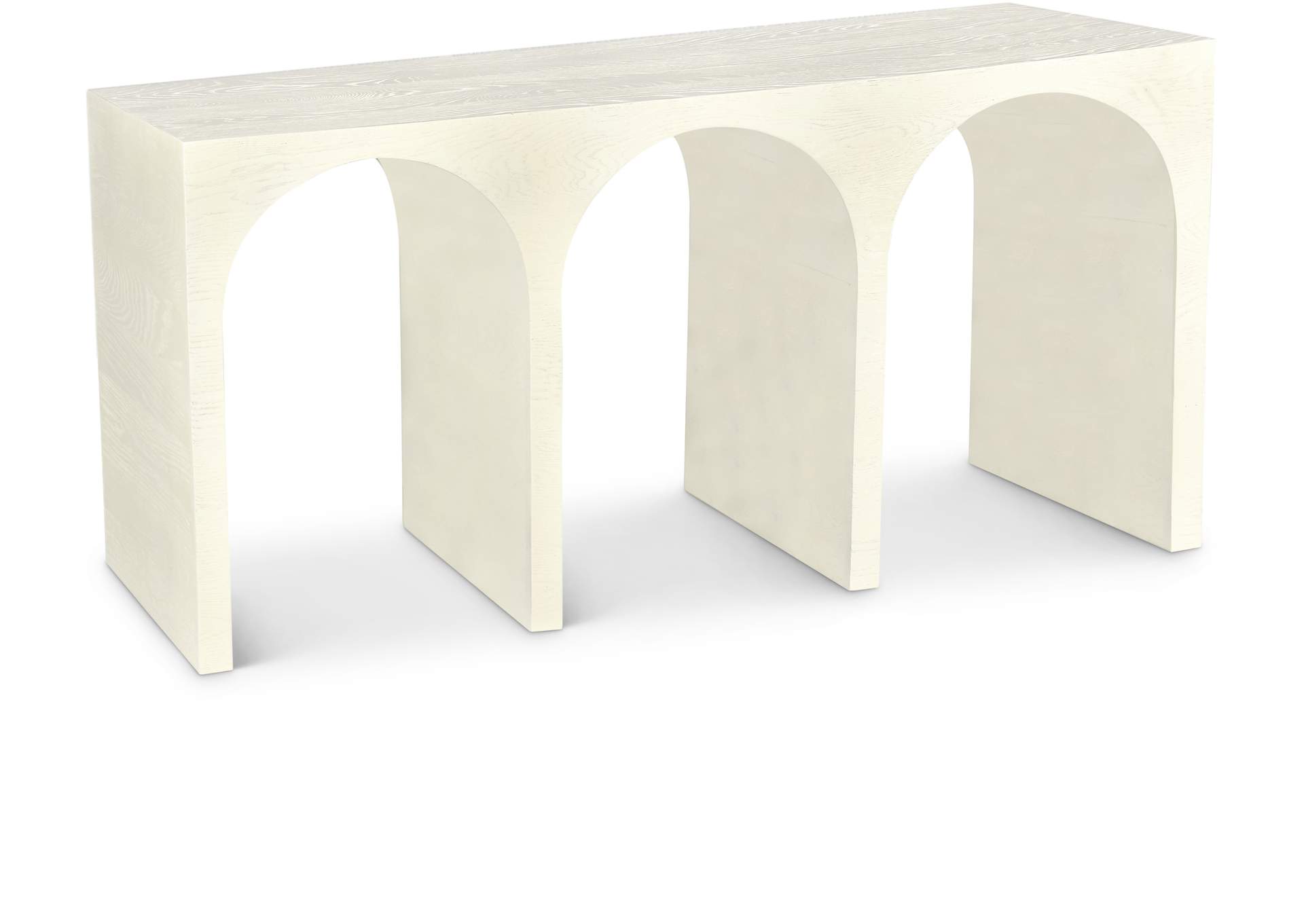 June Cream Oak Console Table,Meridian Furniture