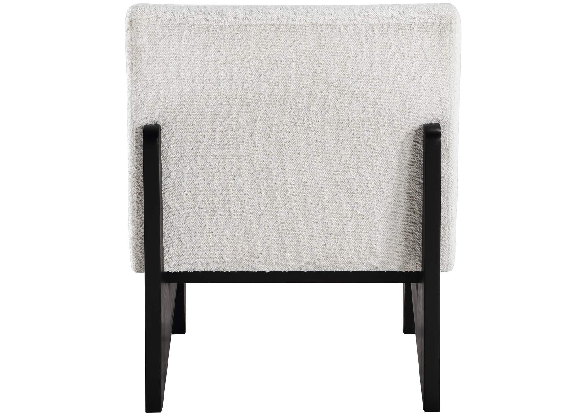 Chapman Cream Boucle Fabric Accent Chair,Meridian Furniture
