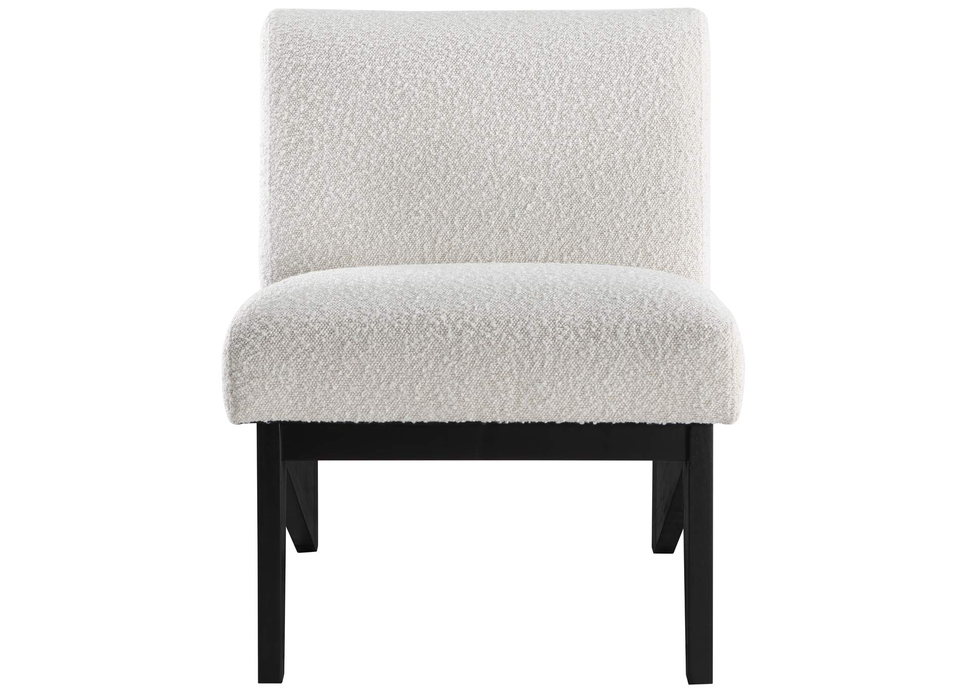 Chapman Cream Boucle Fabric Accent Chair,Meridian Furniture
