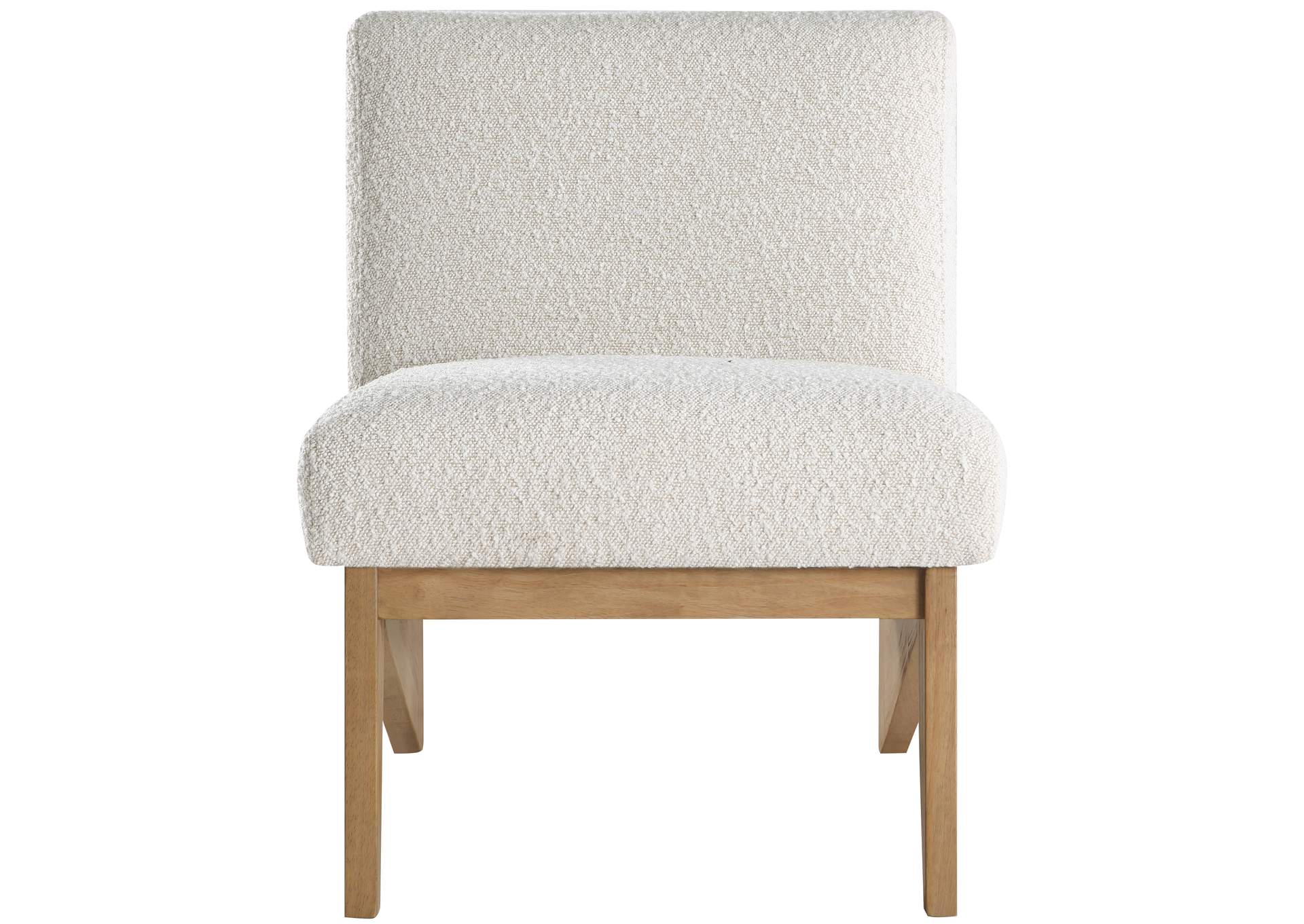 Chapman Cream Boucle Fabric Accent Chair,Meridian Furniture