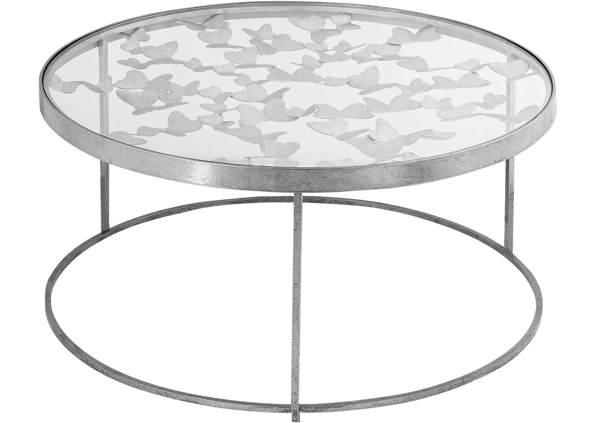 Butterfly Silver Coffee Table,Meridian Furniture