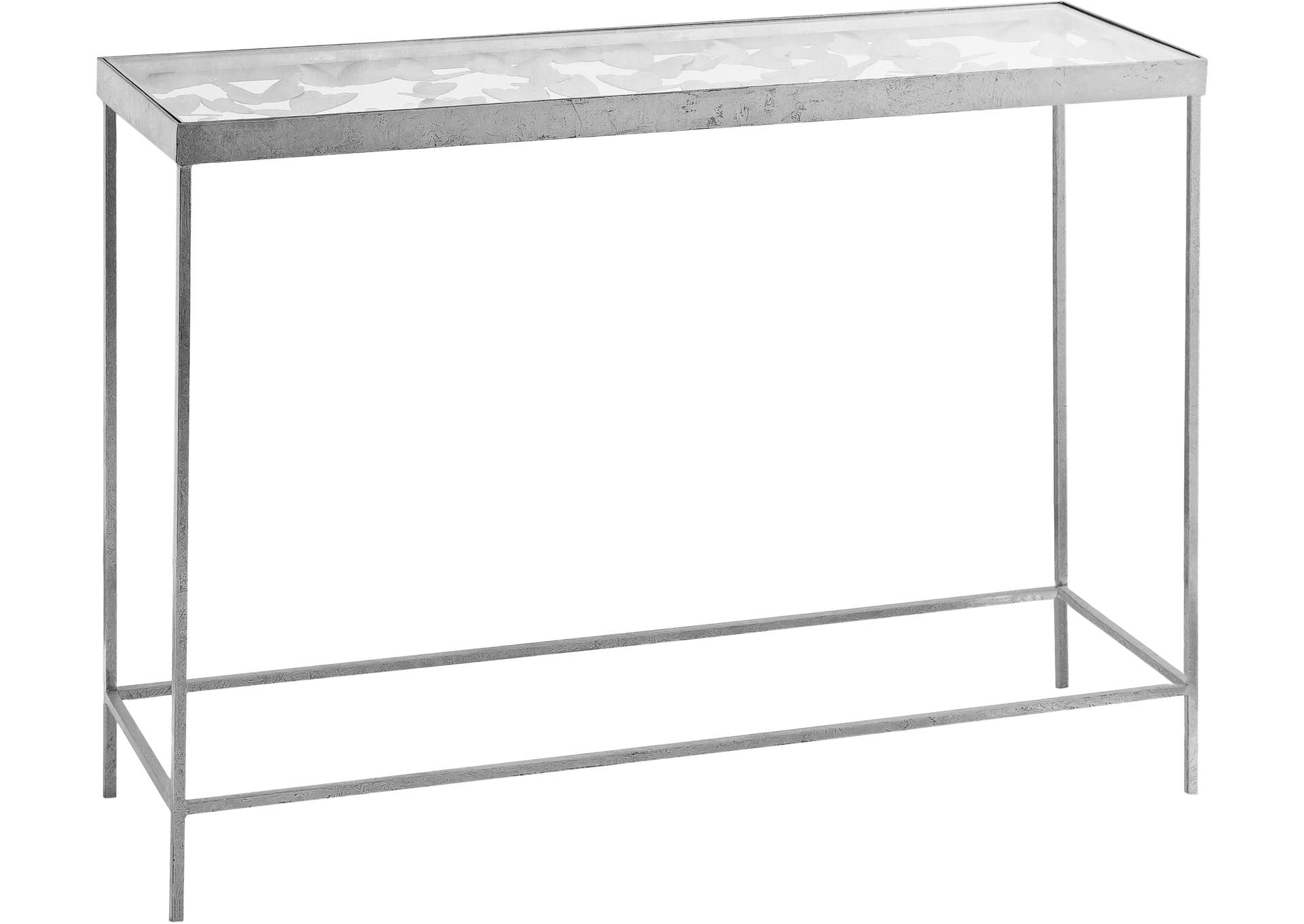 Butterfly Silver Console Table,Meridian Furniture