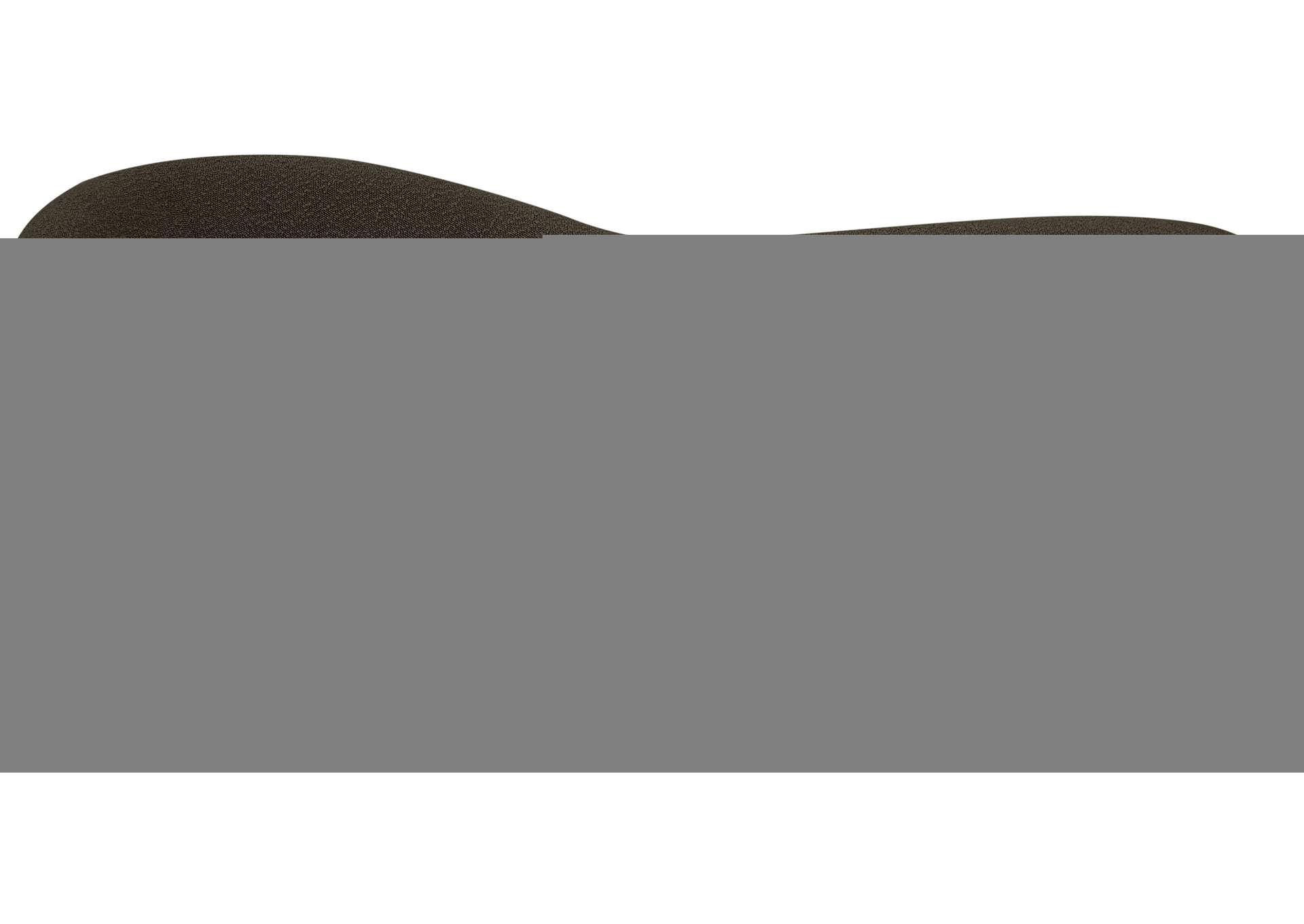 Ritz Brown Boucle Fabric Loveseat,Meridian Furniture