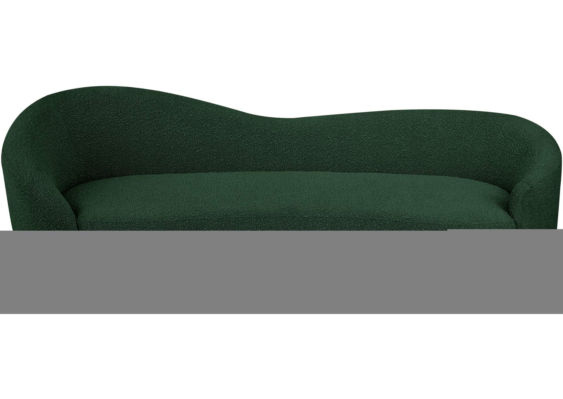 Ritz Green Boucle Fabric Sofa,Meridian Furniture