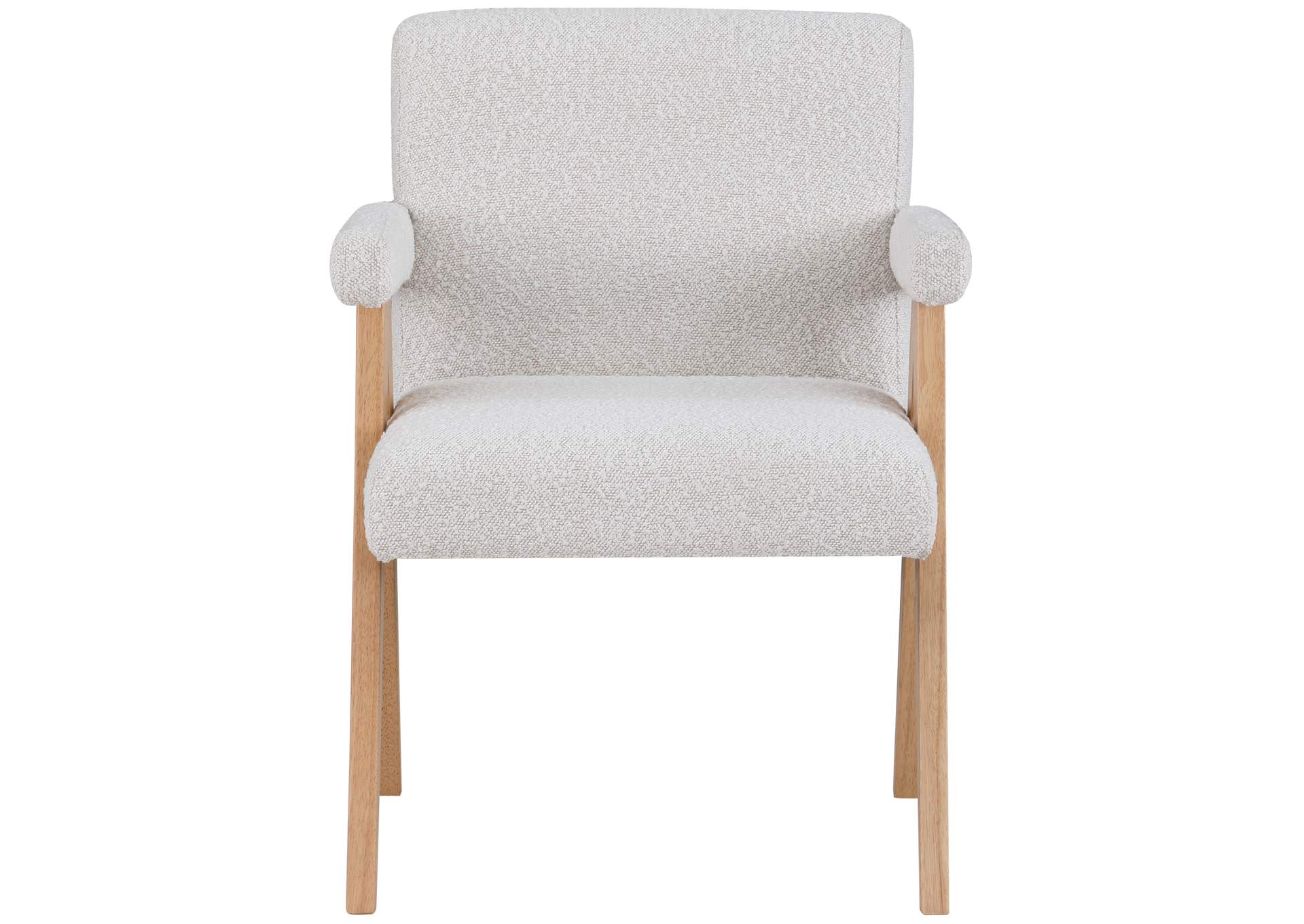Woodloch Cream Boucle Fabric Accent Chair,Meridian Furniture