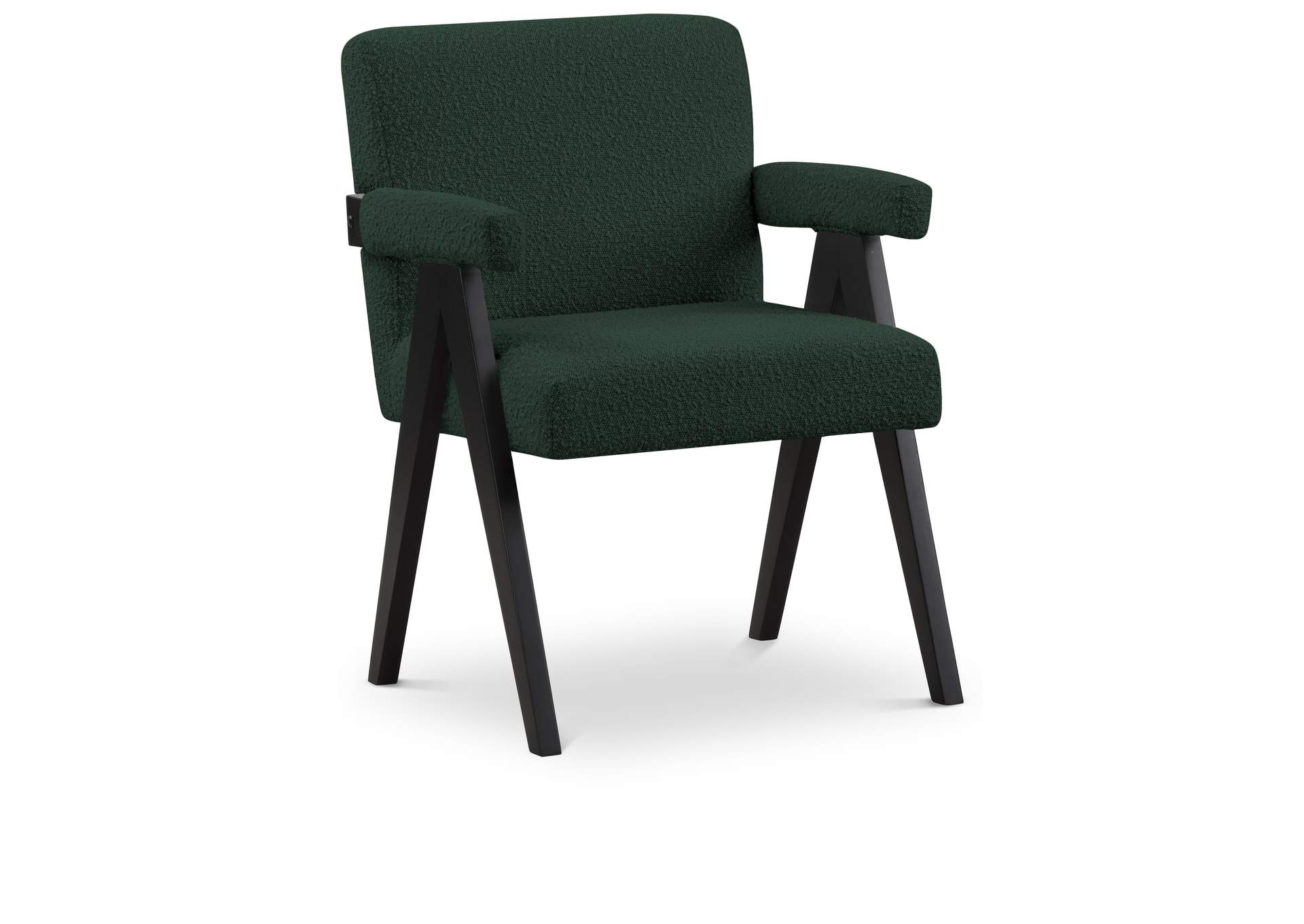 Woodloch Green Boucle Fabric Accent Chair,Meridian Furniture