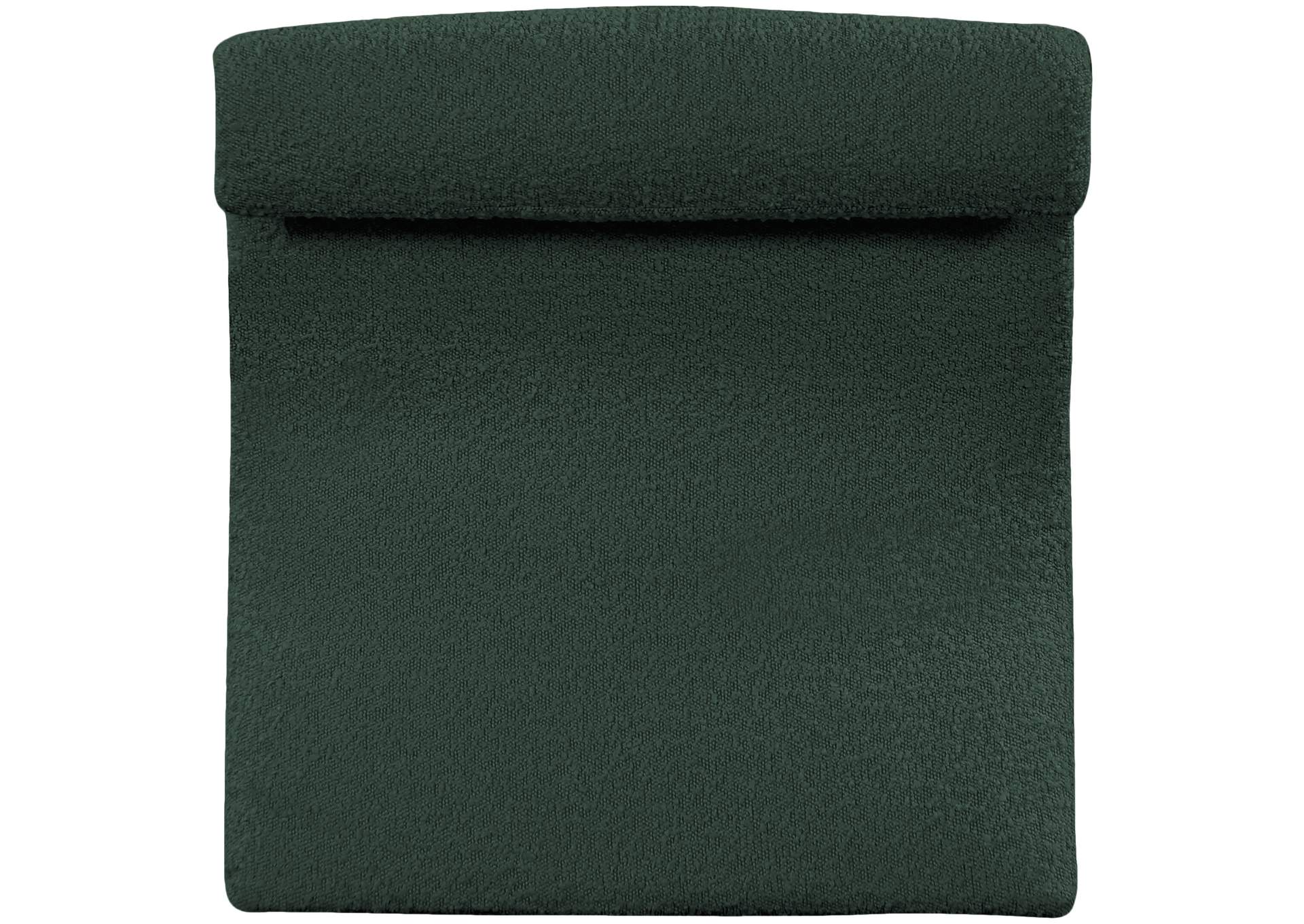 Mulberry Green Boucle Fabric Accent Chair,Meridian Furniture