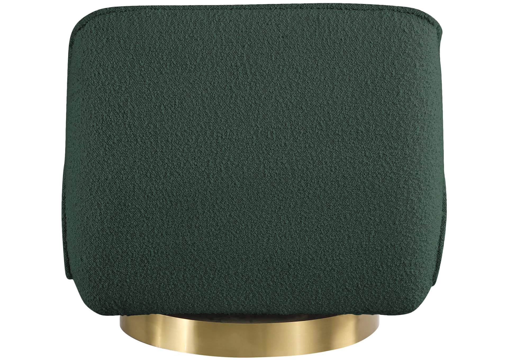 Geneva Green Boucle Fabric Swivel Accent Chair,Meridian Furniture