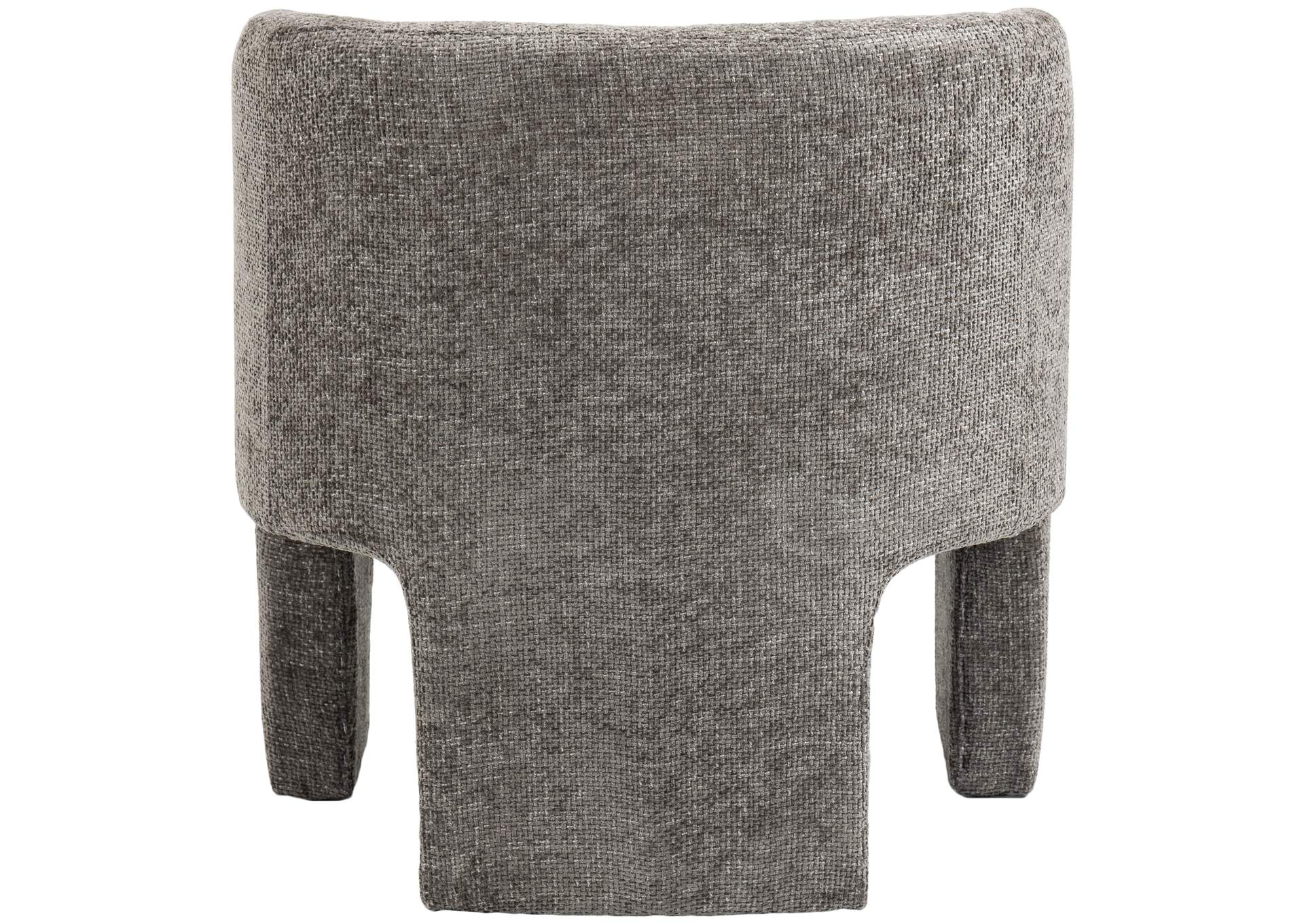 Sawyer Grey Chenille Fabric Accent Chair,Meridian Furniture