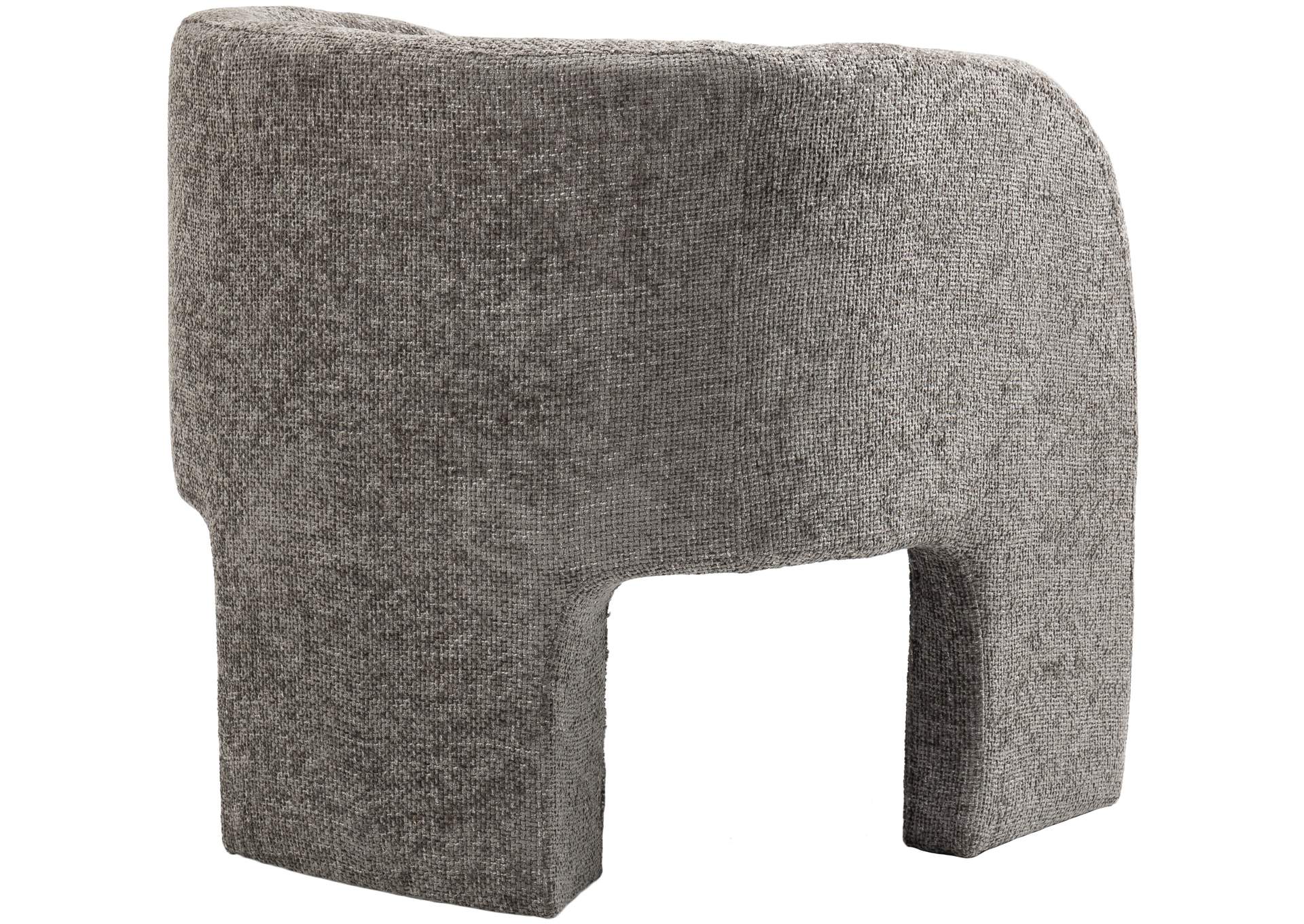 Sawyer Grey Chenille Fabric Accent Chair,Meridian Furniture