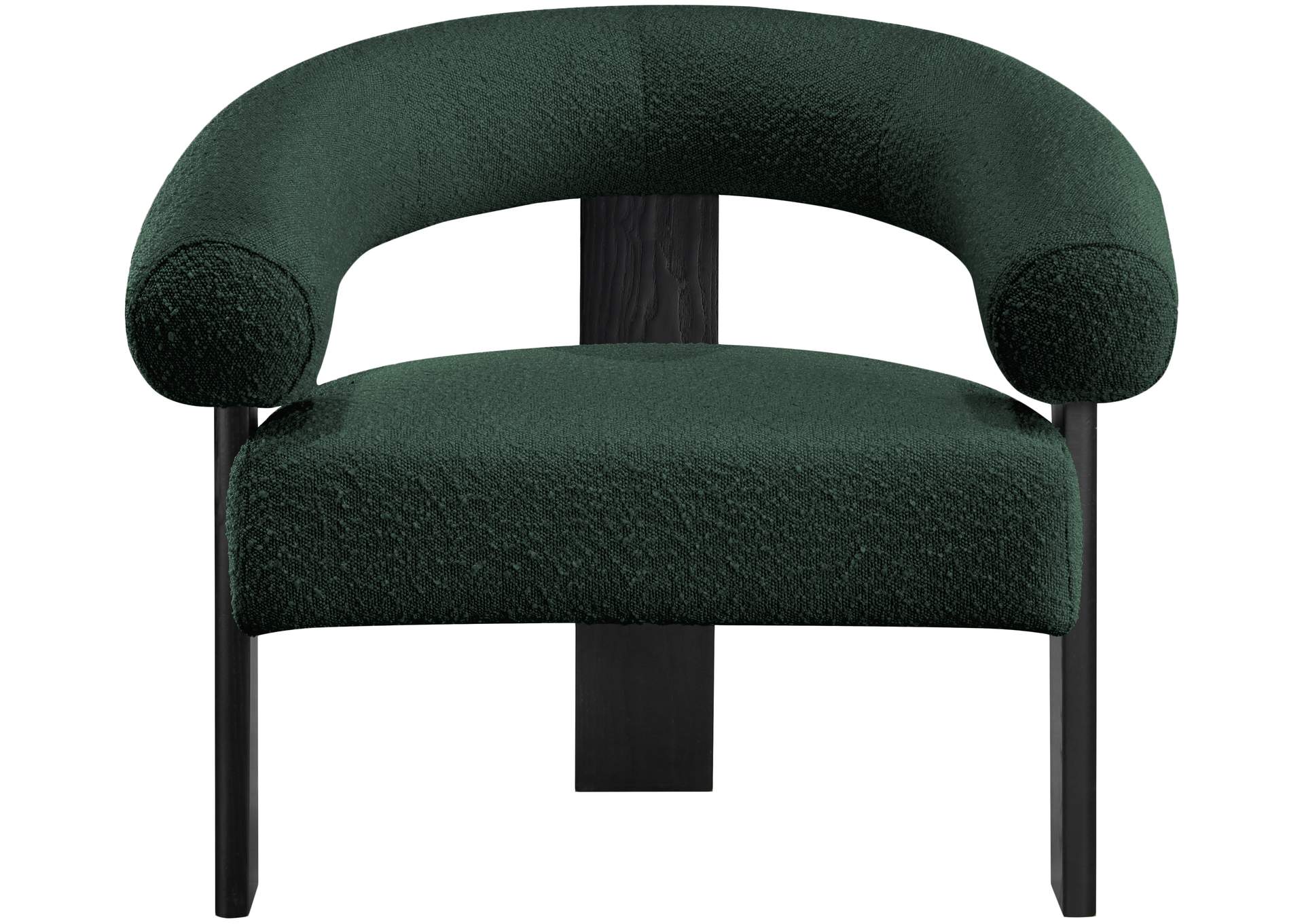 Winston Green Boucle Fabric Accent Chair,Meridian Furniture