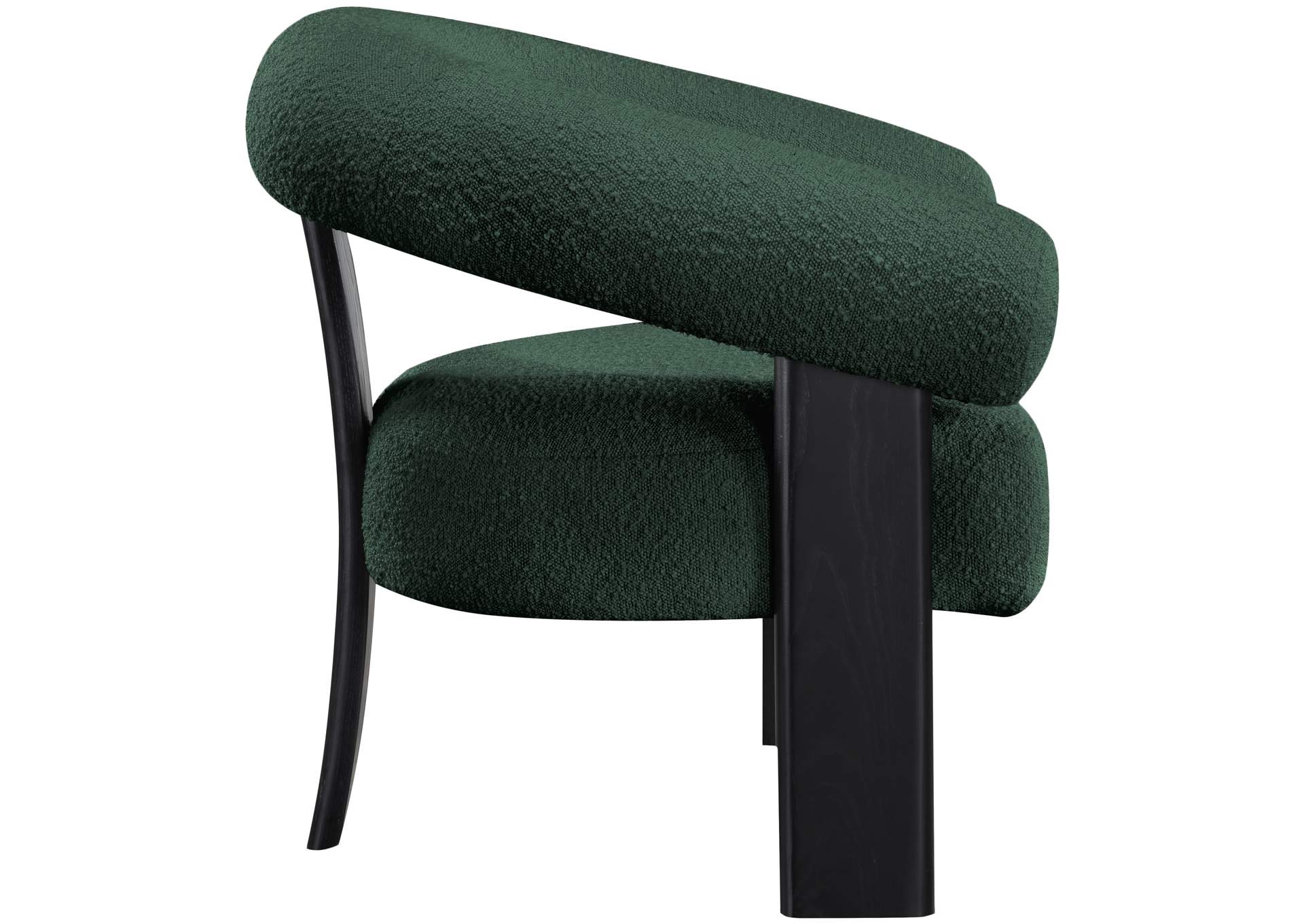 Winston Green Boucle Fabric Accent Chair,Meridian Furniture