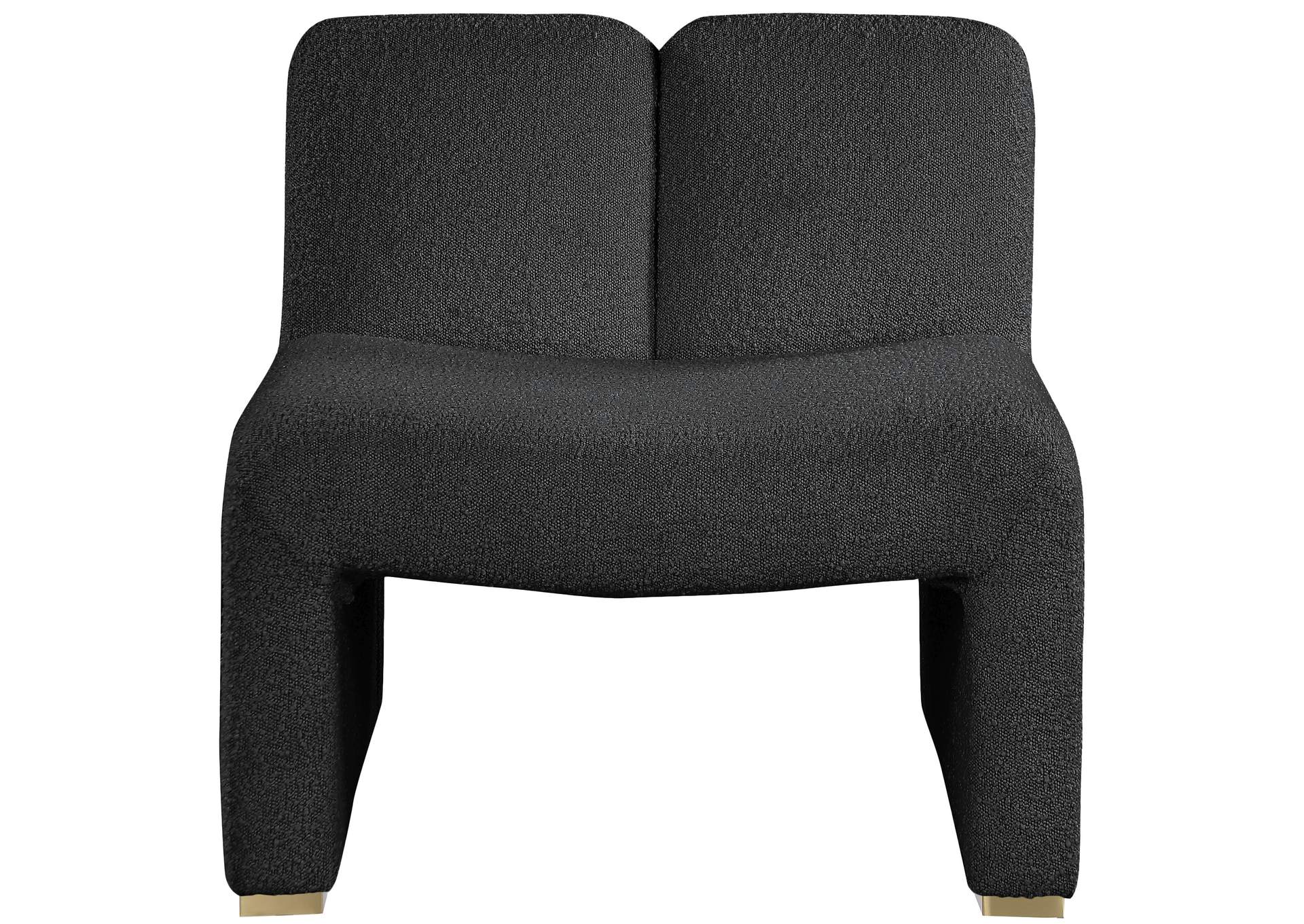 Alta Black Boucle Fabric Accent Chair,Meridian Furniture