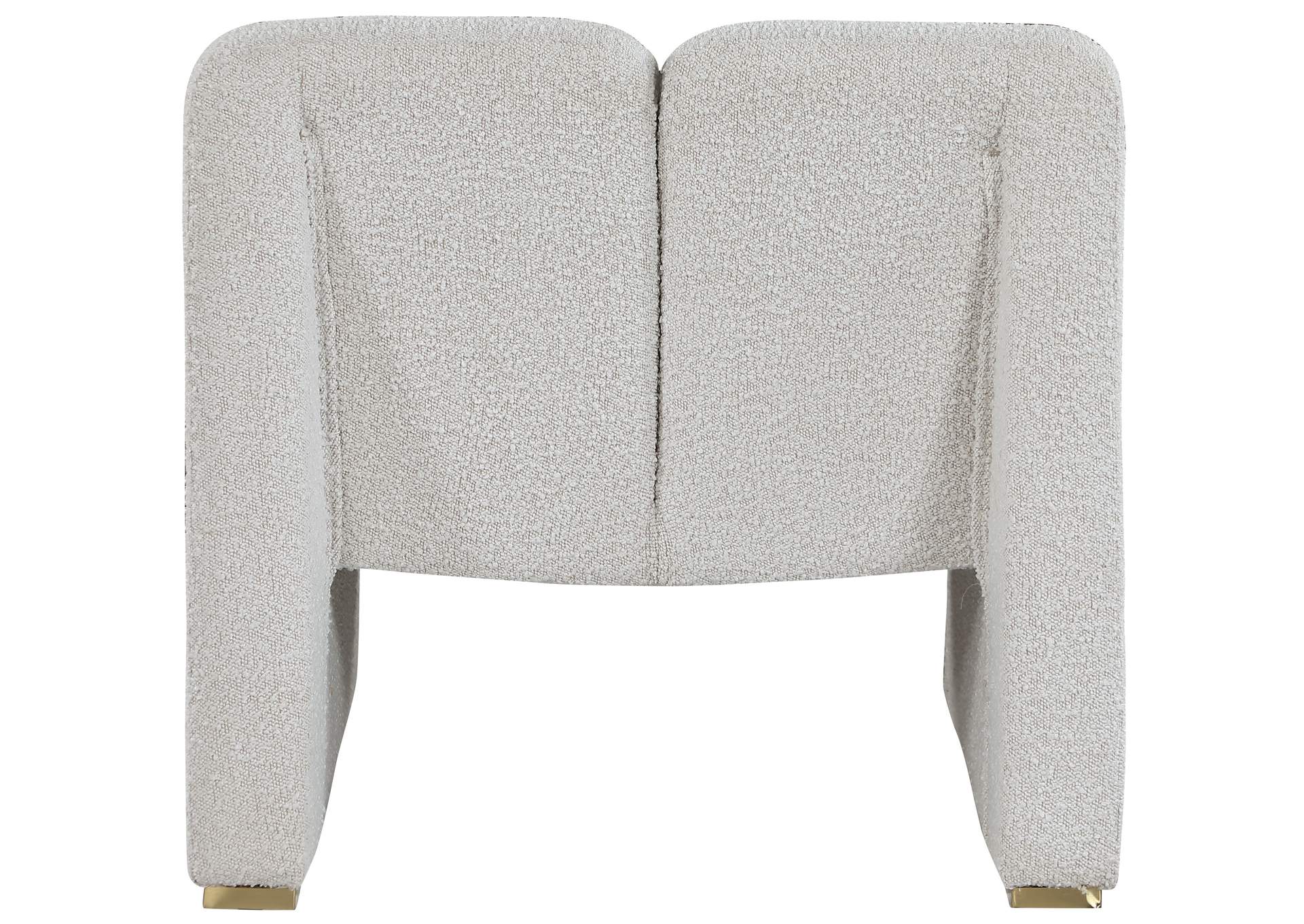 Alta Cream Boucle Fabric Accent Chair,Meridian Furniture