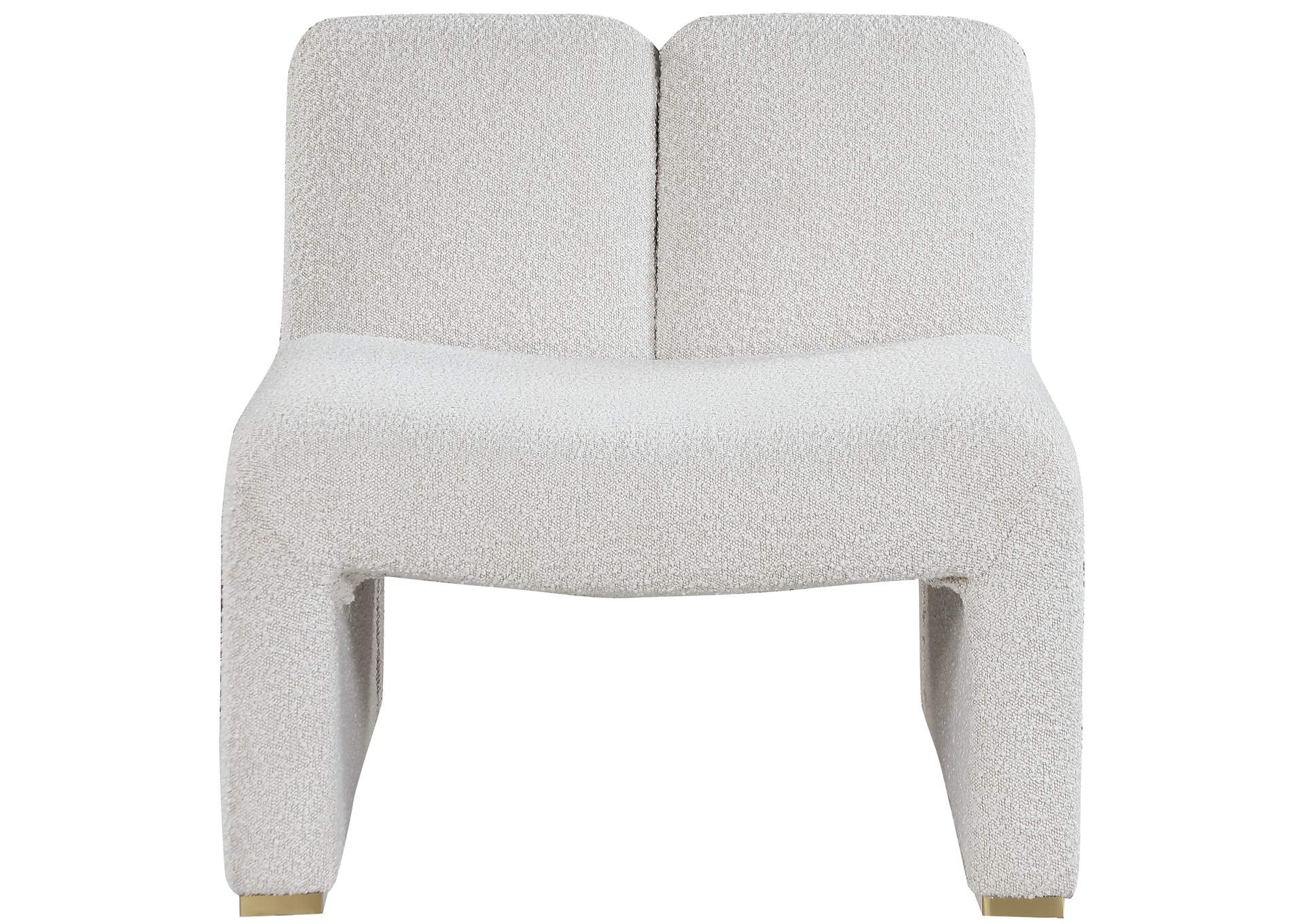 Alta Cream Boucle Fabric Accent Chair,Meridian Furniture