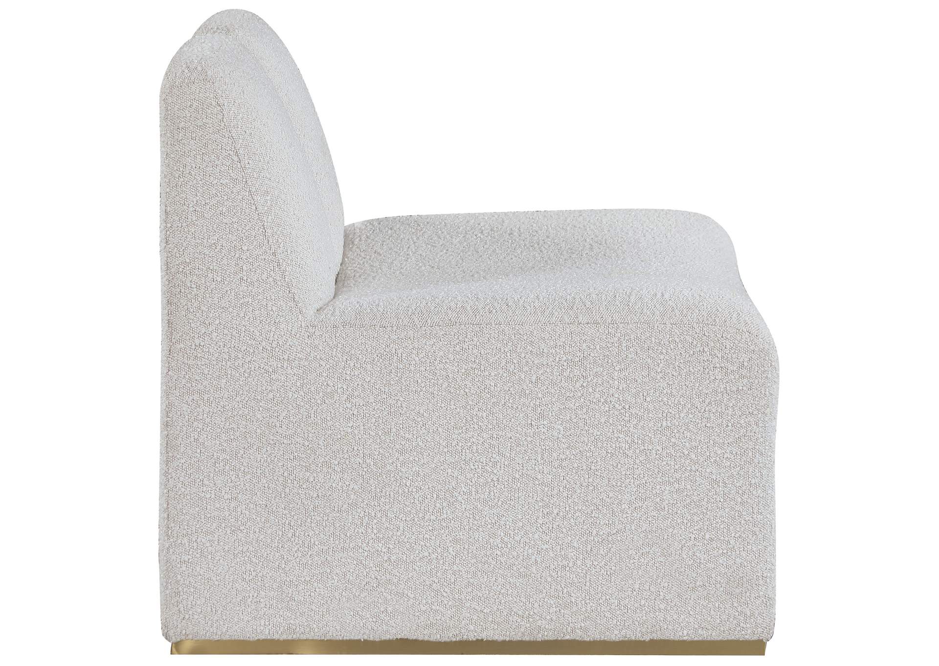 Alta Cream Boucle Fabric Accent Chair,Meridian Furniture