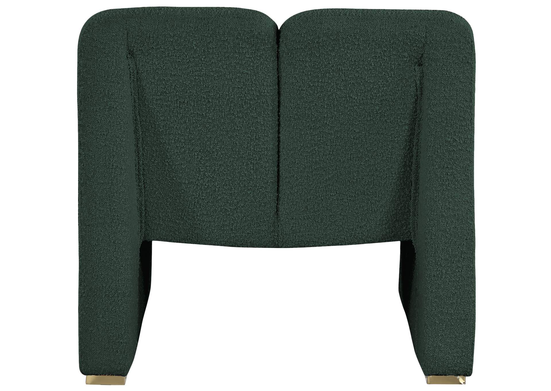 Alta Green Boucle Fabric Accent Chair,Meridian Furniture