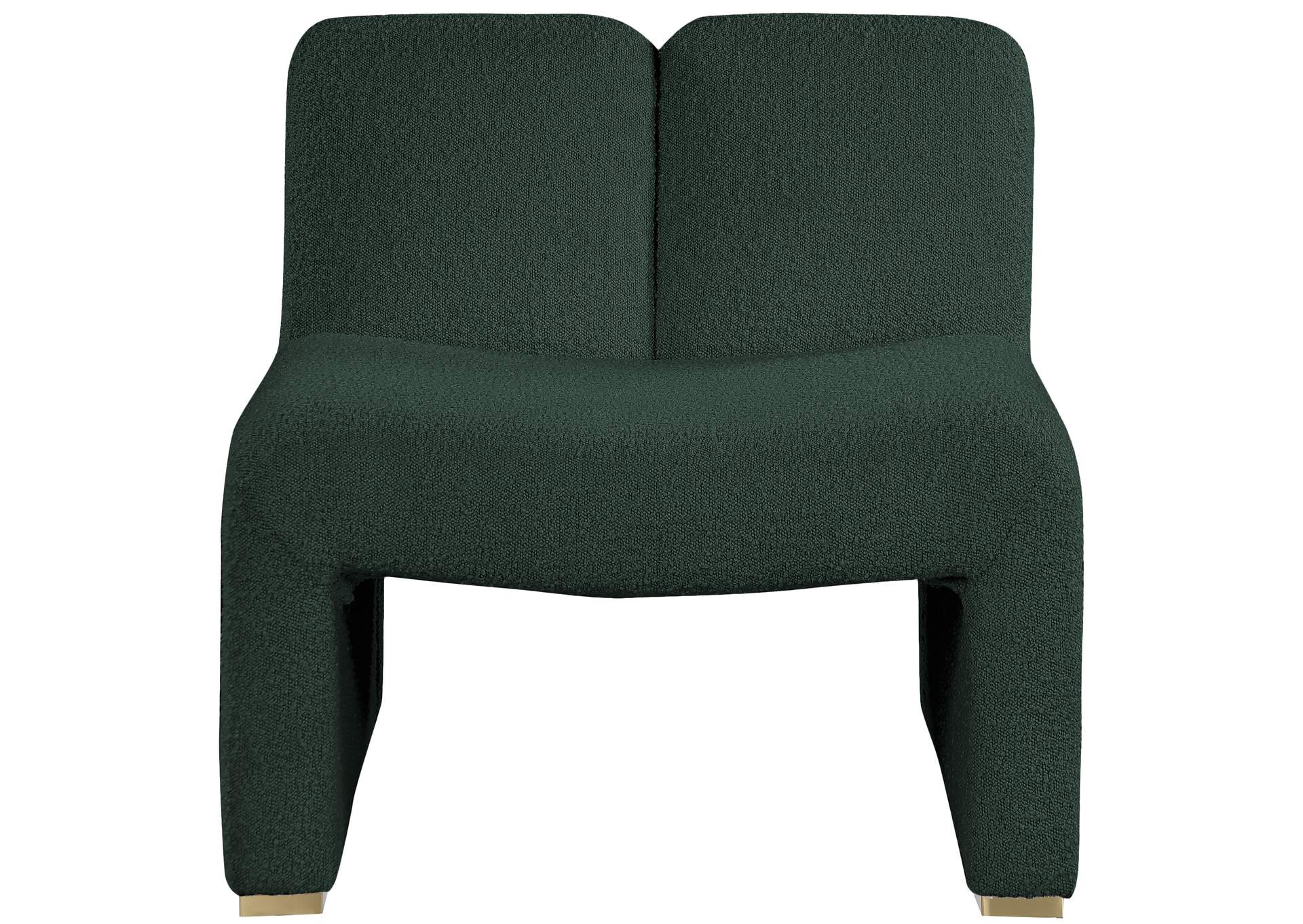 Alta Green Boucle Fabric Accent Chair,Meridian Furniture