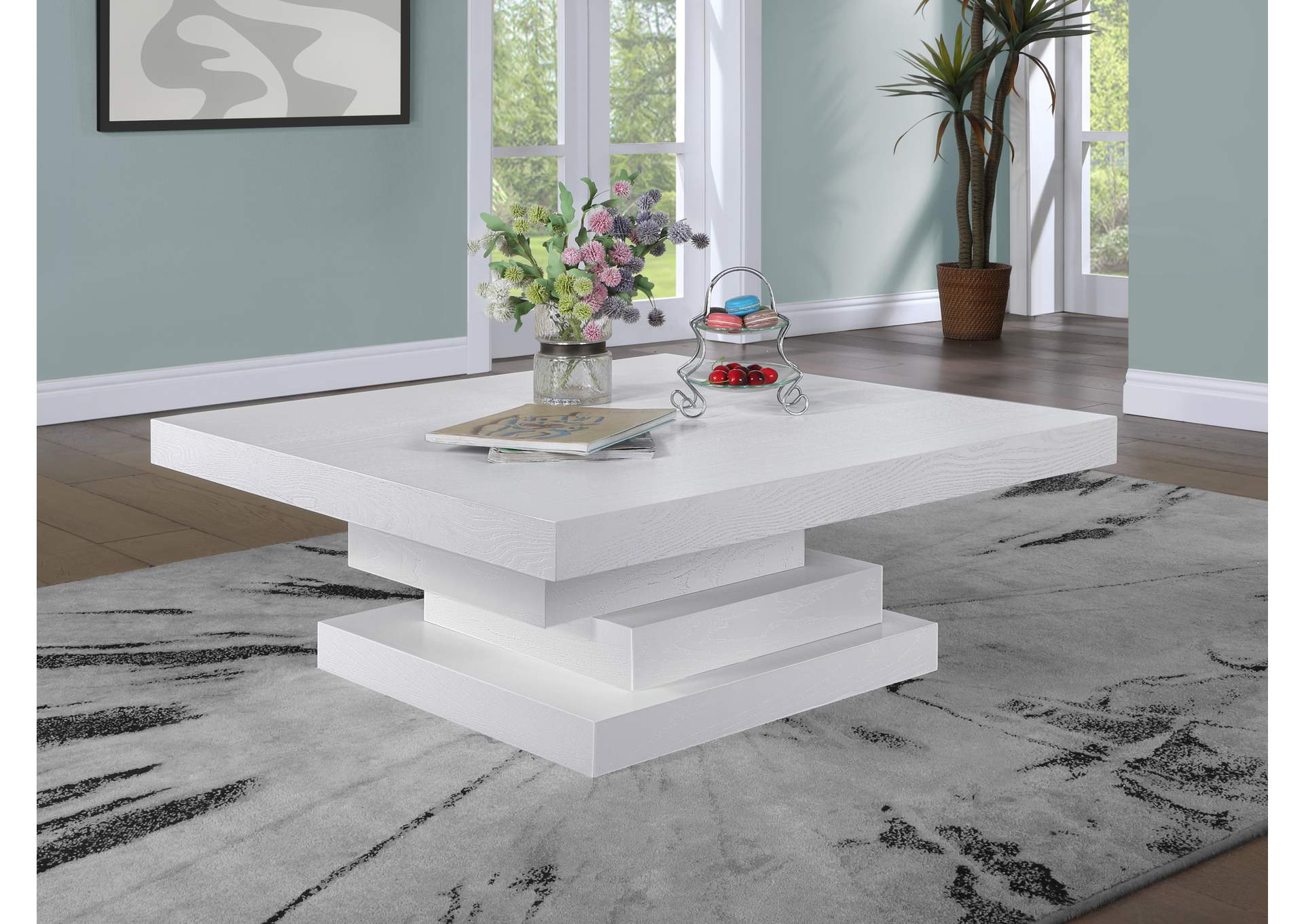Westmount Off - White Coffee Table,Meridian Furniture