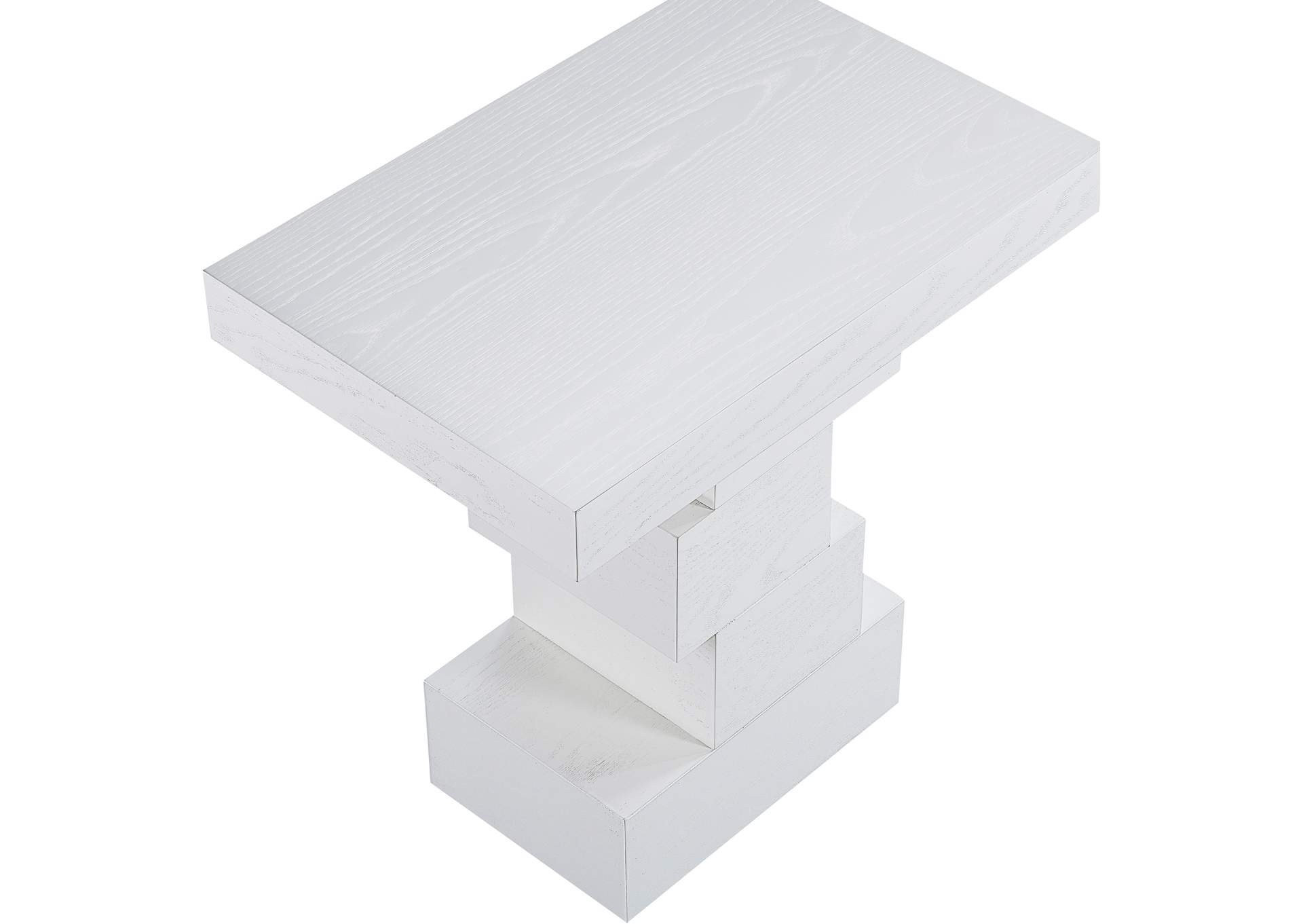 Westmount Off - White End Table,Meridian Furniture