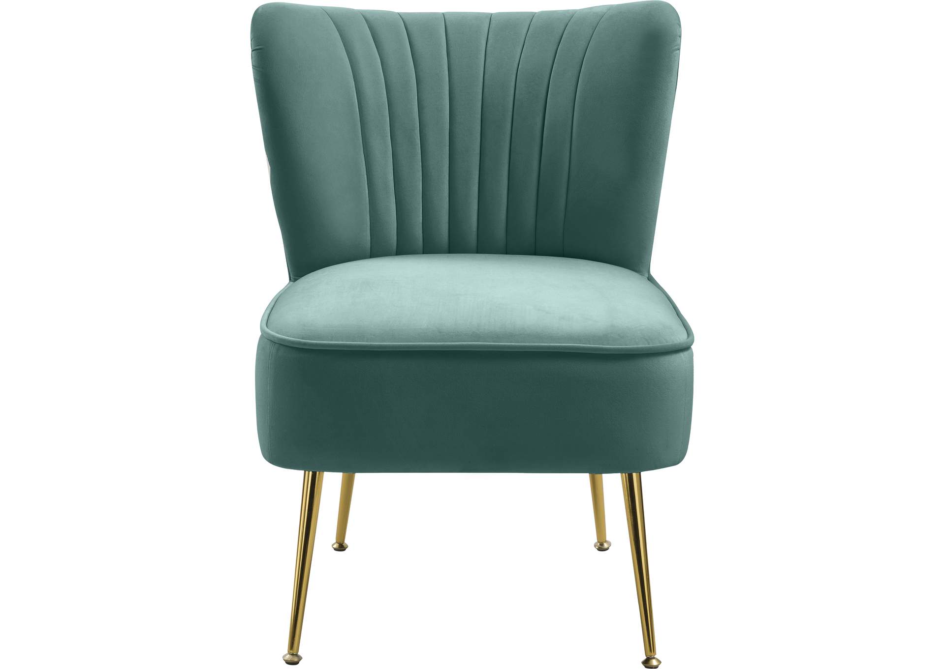 Twin Mint Velvet Accent Chair,Meridian Furniture